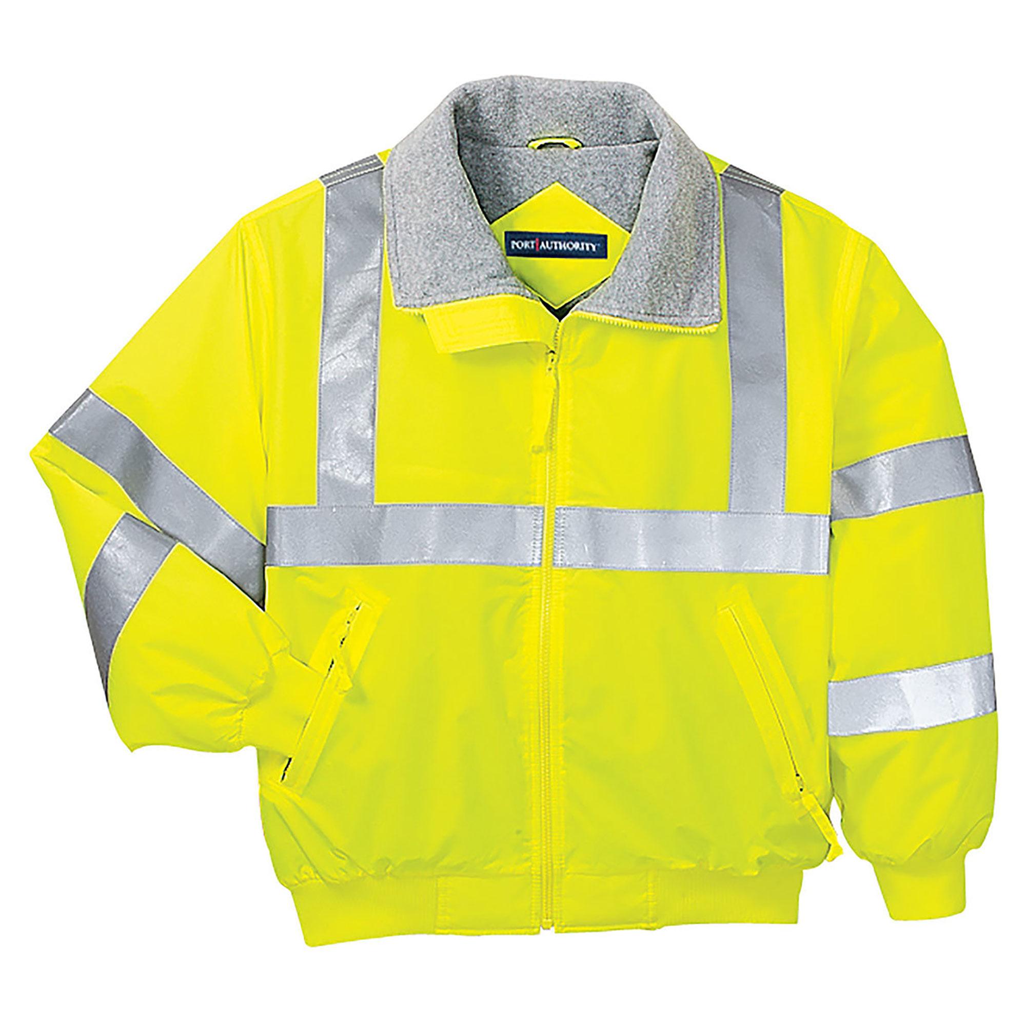 Safety Orange and Reflective XL Port Authority Safety Challenger Jacket with Reflective Taping 