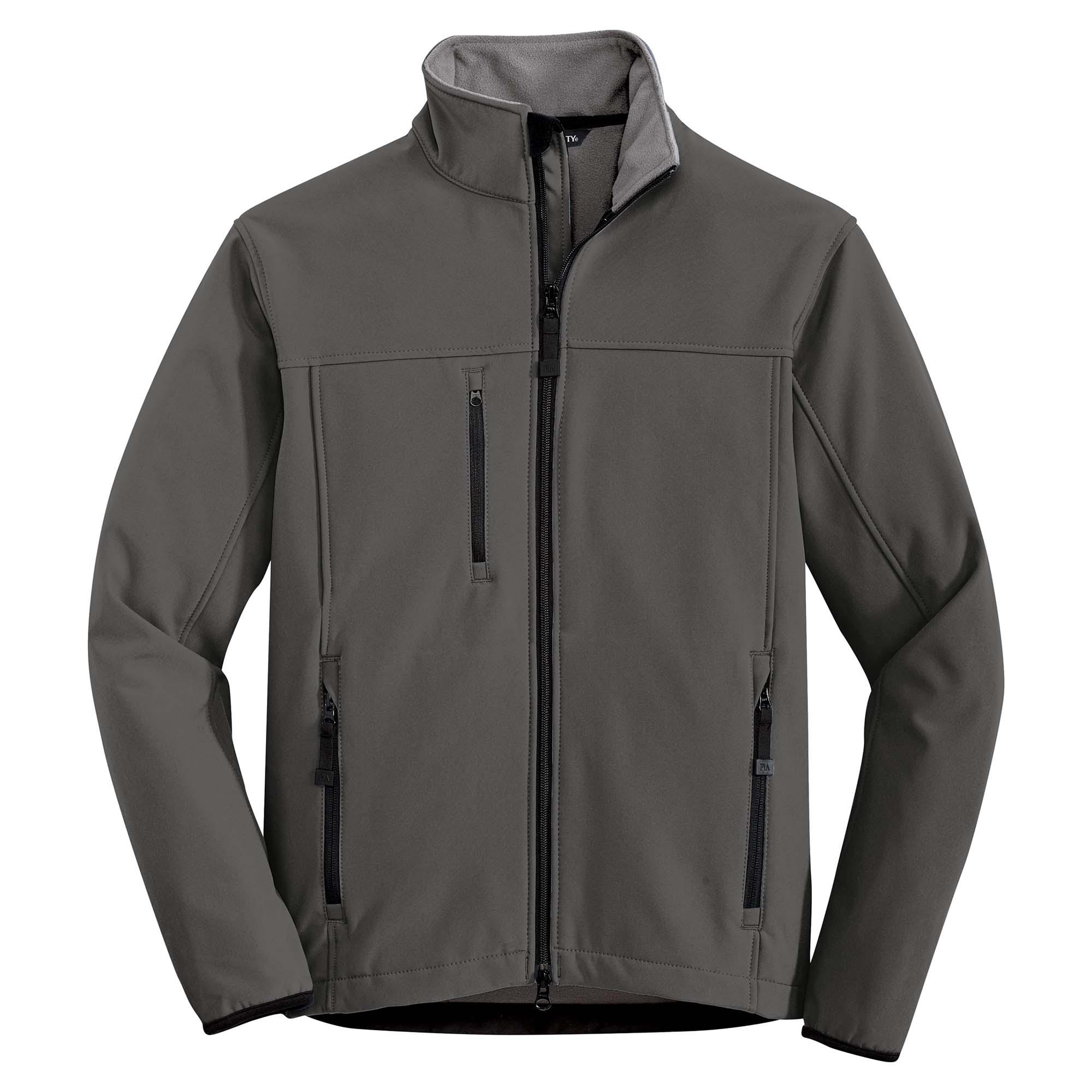 Port Authority TLJ790 Tall Glacier Soft Shell Jacket - Smoke Grey