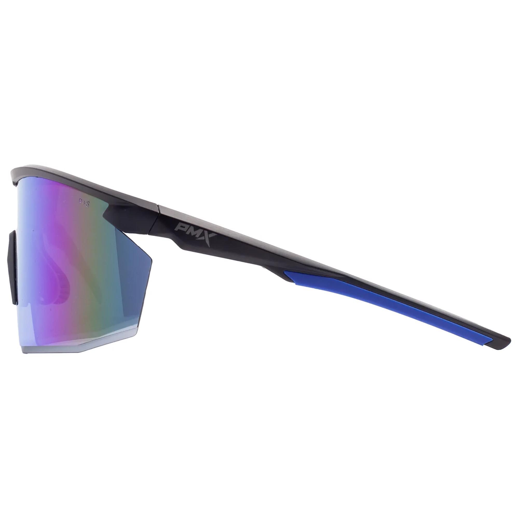 Pyramex SB11265ST Half Frame PMXSPEC Safety Glasses - Black/Blue
