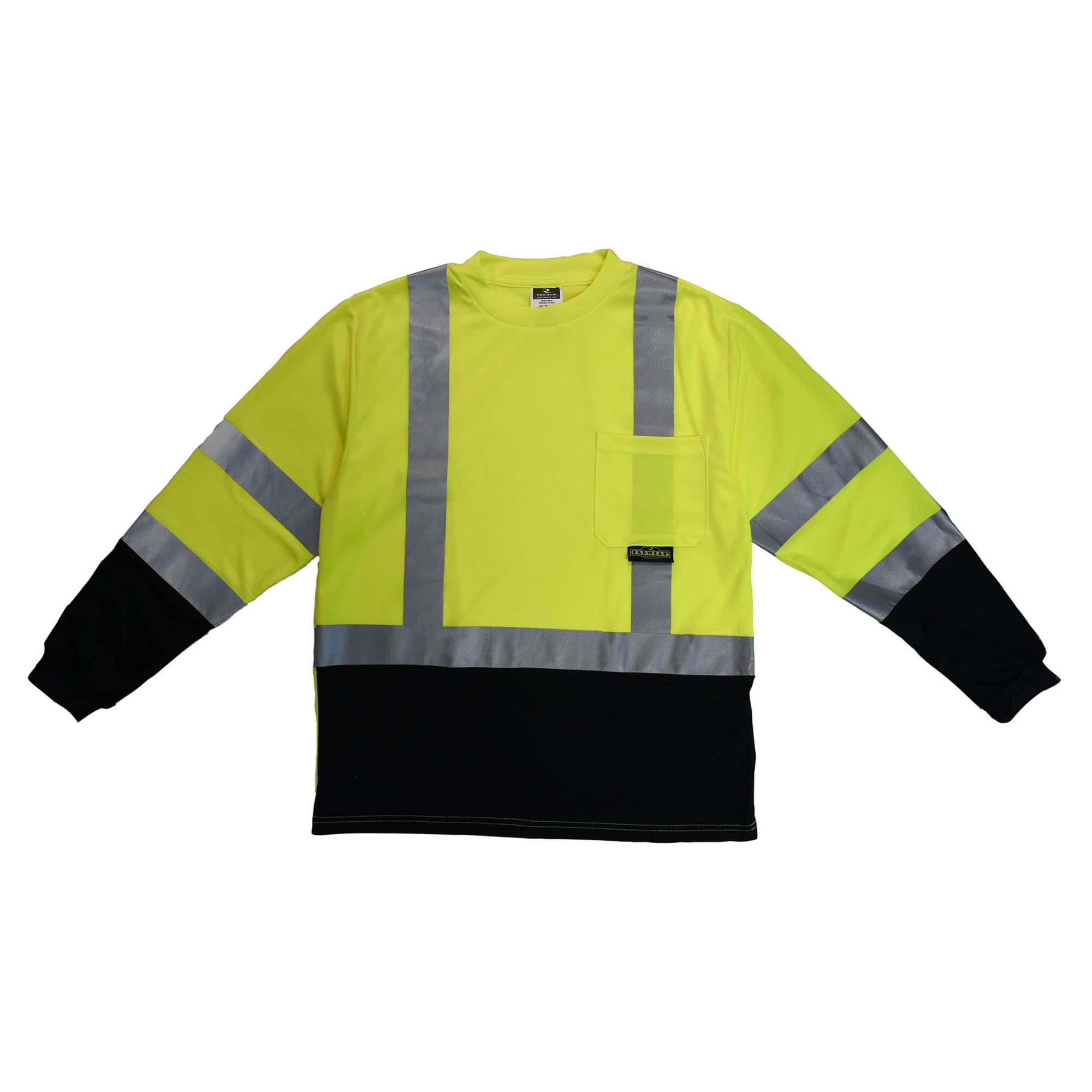Radians ST11-NPOS-3X Industrial Safety Shirt - Short Sleeve, High-Vis Orange, Moisture-Wicking Polyester Mesh, 3XL - View #7