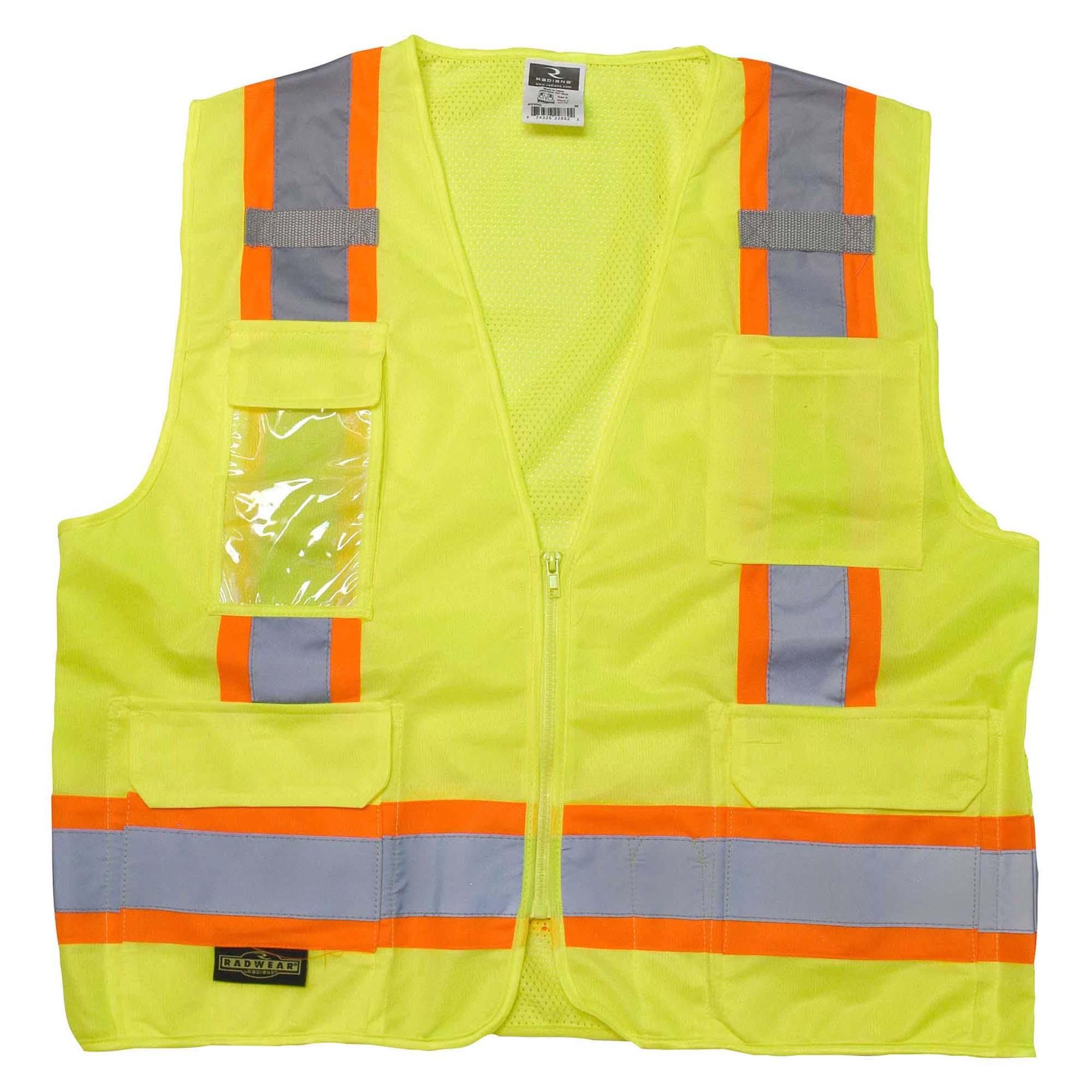 Radians SV6G Type R Class Two-Tone Surveyor Safety Vest Yellow/Lime  Full Source