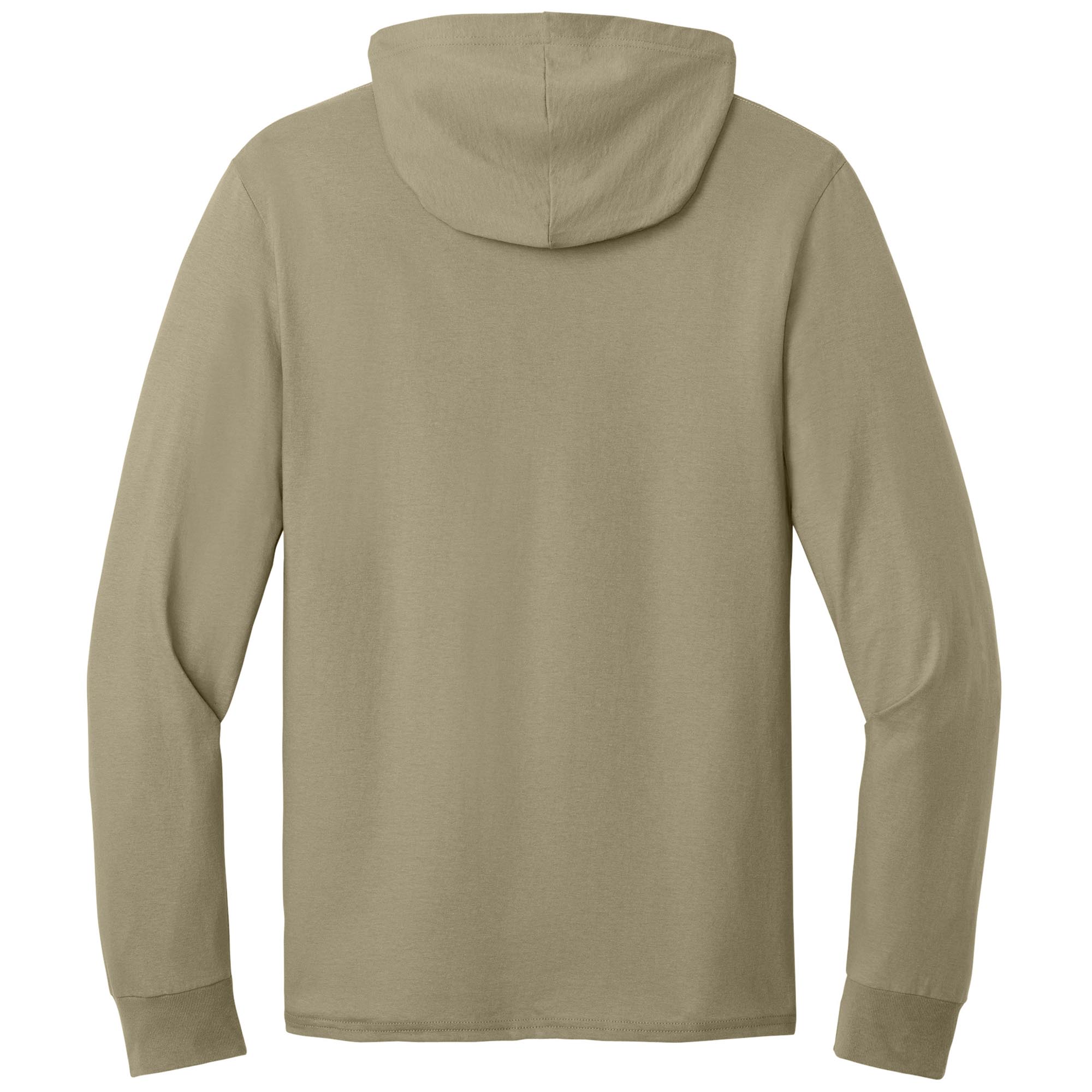 ◇OHESHIO◇ FRILL HOODED TSHIRT KHAKI CHECK Jerzees 363LH Classics Unisex Cotton Long Sleeve Hooded T