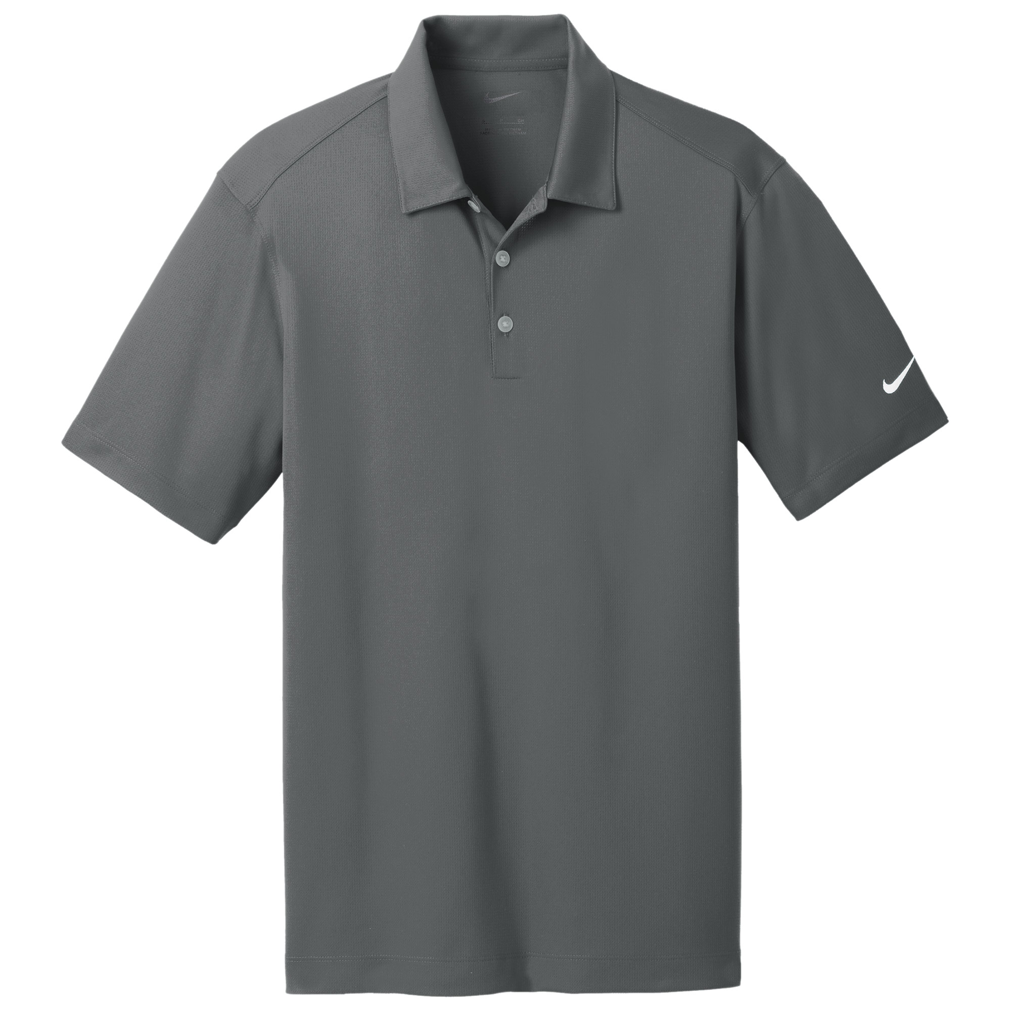 Nike 637167 Dri-FIT Vertical Mesh Polo Anthracite Full Source