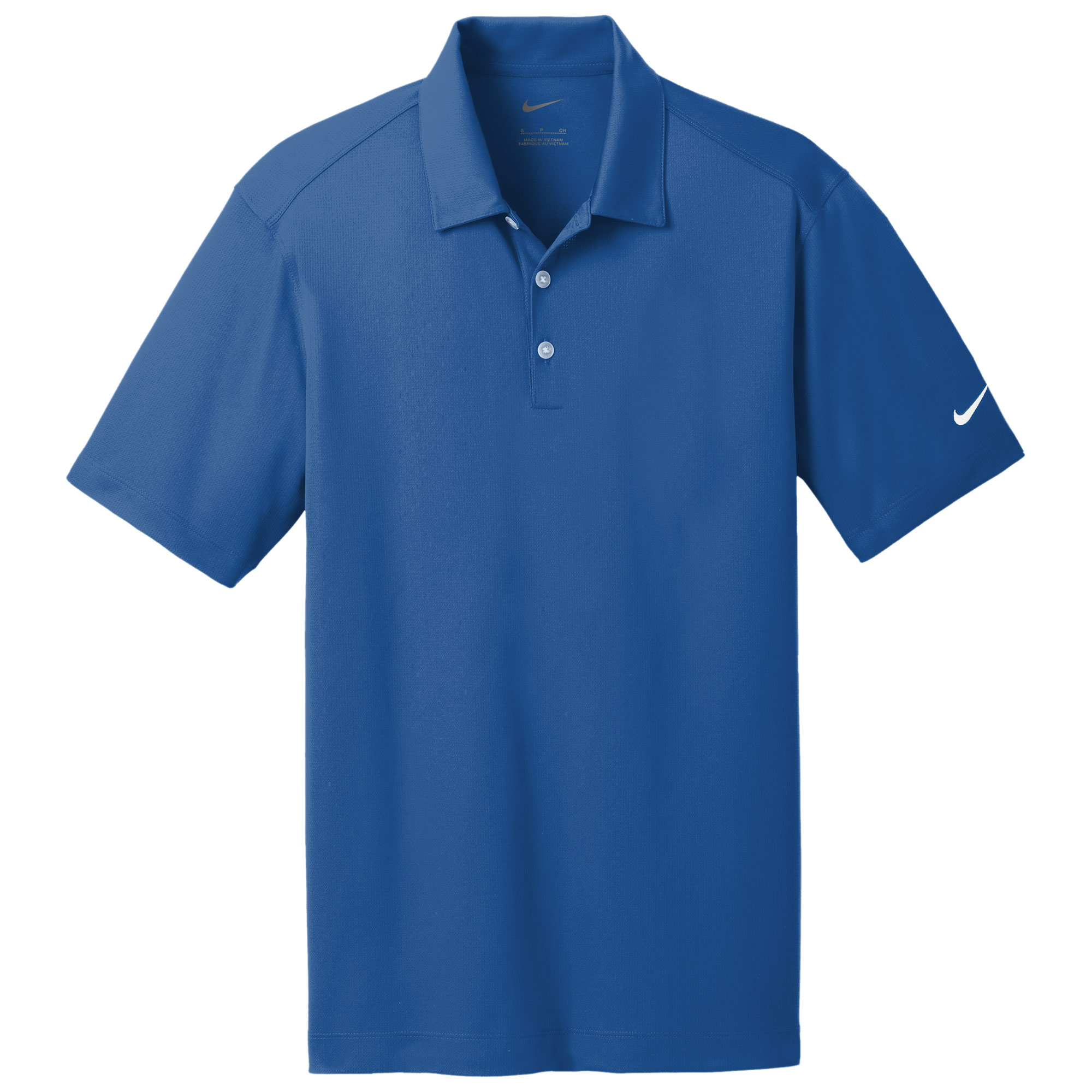 Nike 637167 Dri-FIT Vertical Mesh Polo - Gym Blue | Full Source