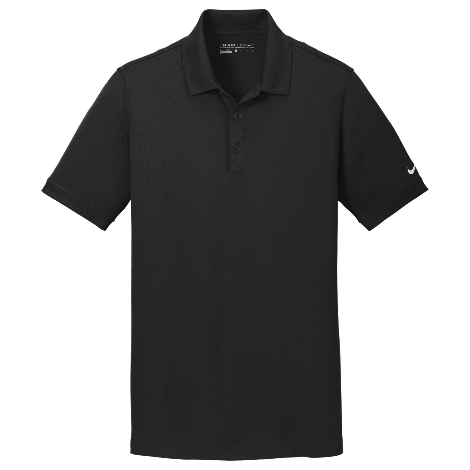 Nike 746099 Dri-FIT Solid Icon Pique Polo - Black | Full Source