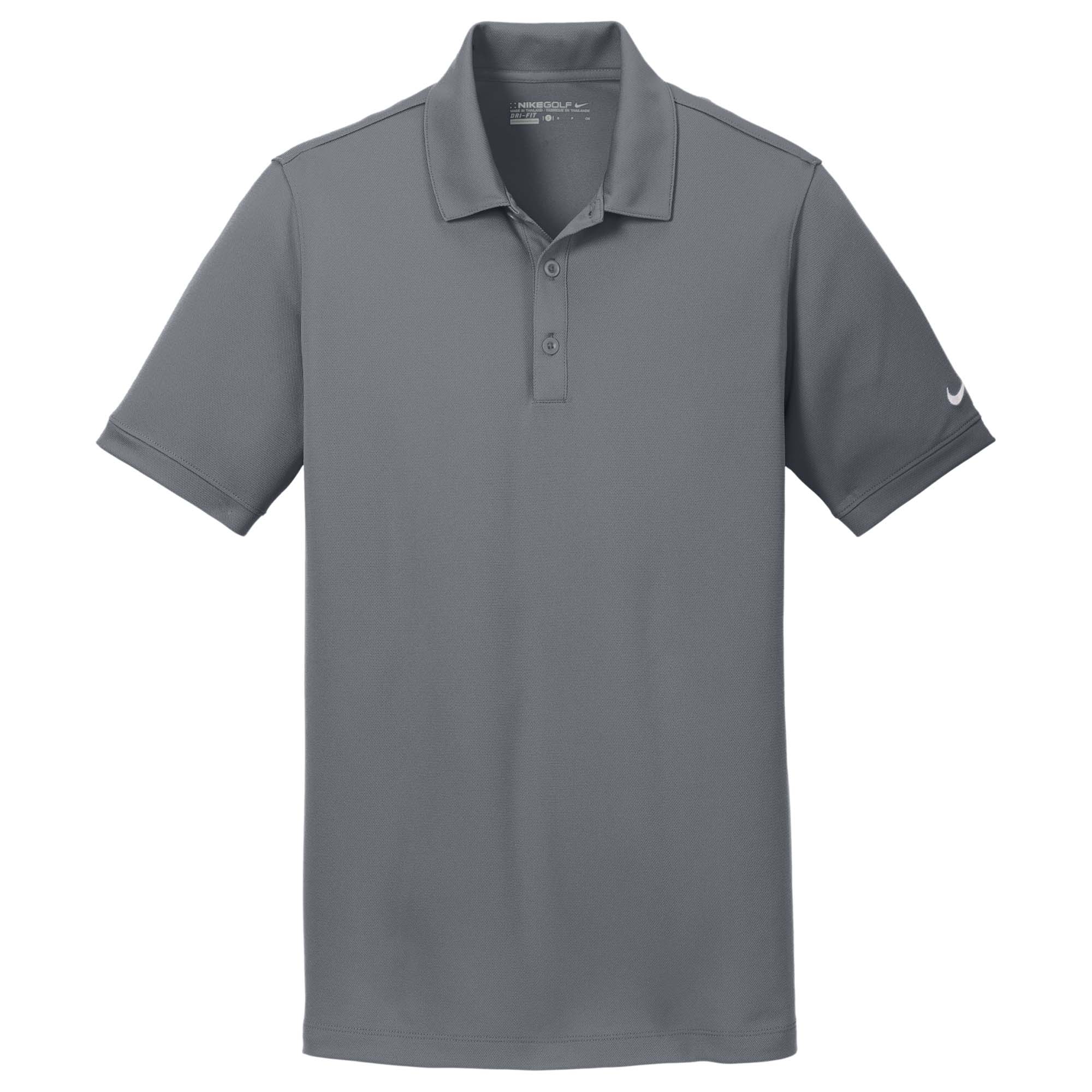 Nike 746099 Dri-FIT Solid Icon Pique Polo - Dark Grey | Full Source
