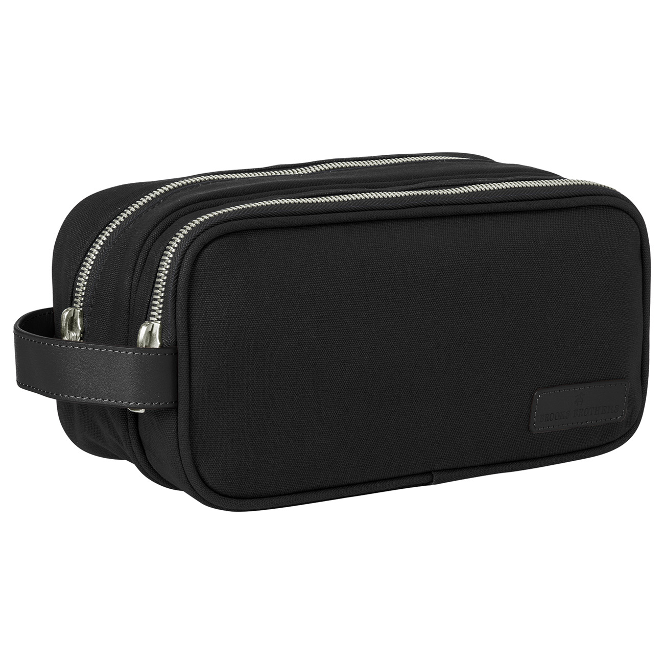 Brooks Brothers BB18870 Wells Dopp Kit - Black | Full Source