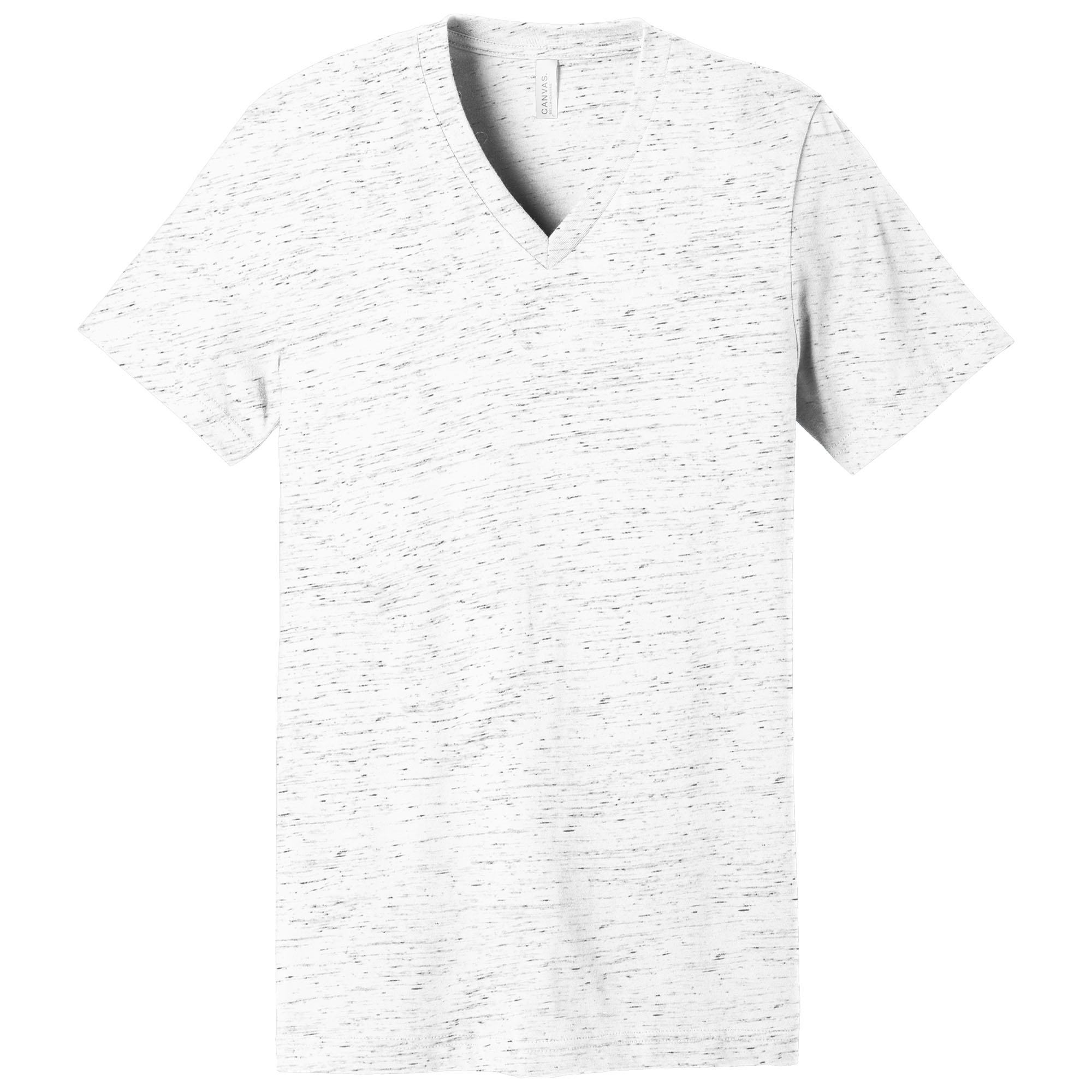 Bella + Canvas BC3655 Unisex Textured Jersey V-Neck Tee - White Marble ...