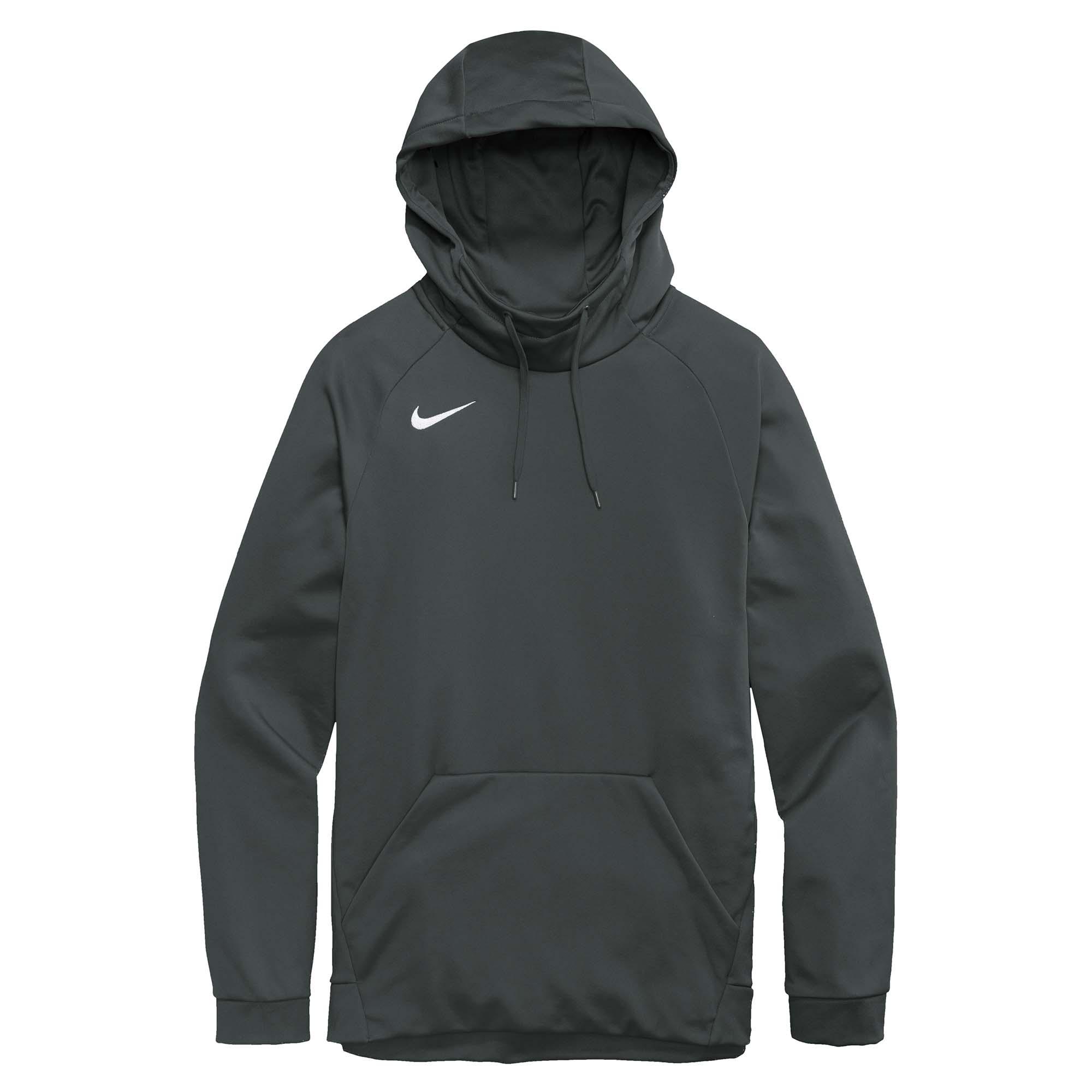 Nike CN9473 Therma-FIT Pullover Fleece Hoodie - Team Anthracite | Full ...