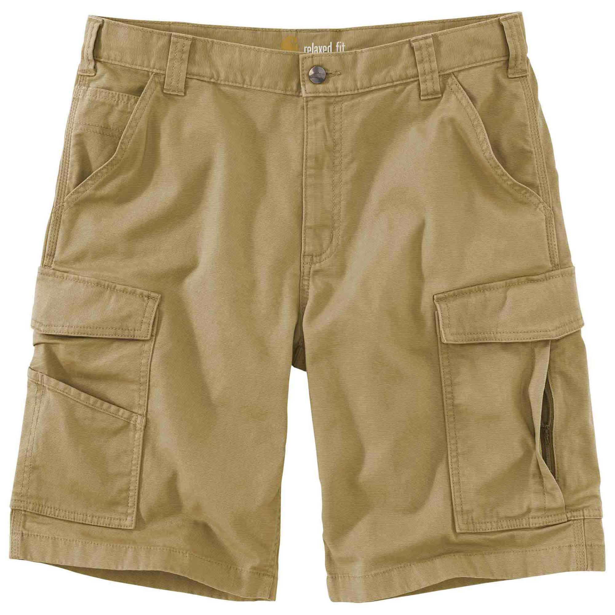 marutan　0226 Carhartt 103542 Rugged Flex Rigby Cargo Shorts - Dark Khaki | Full