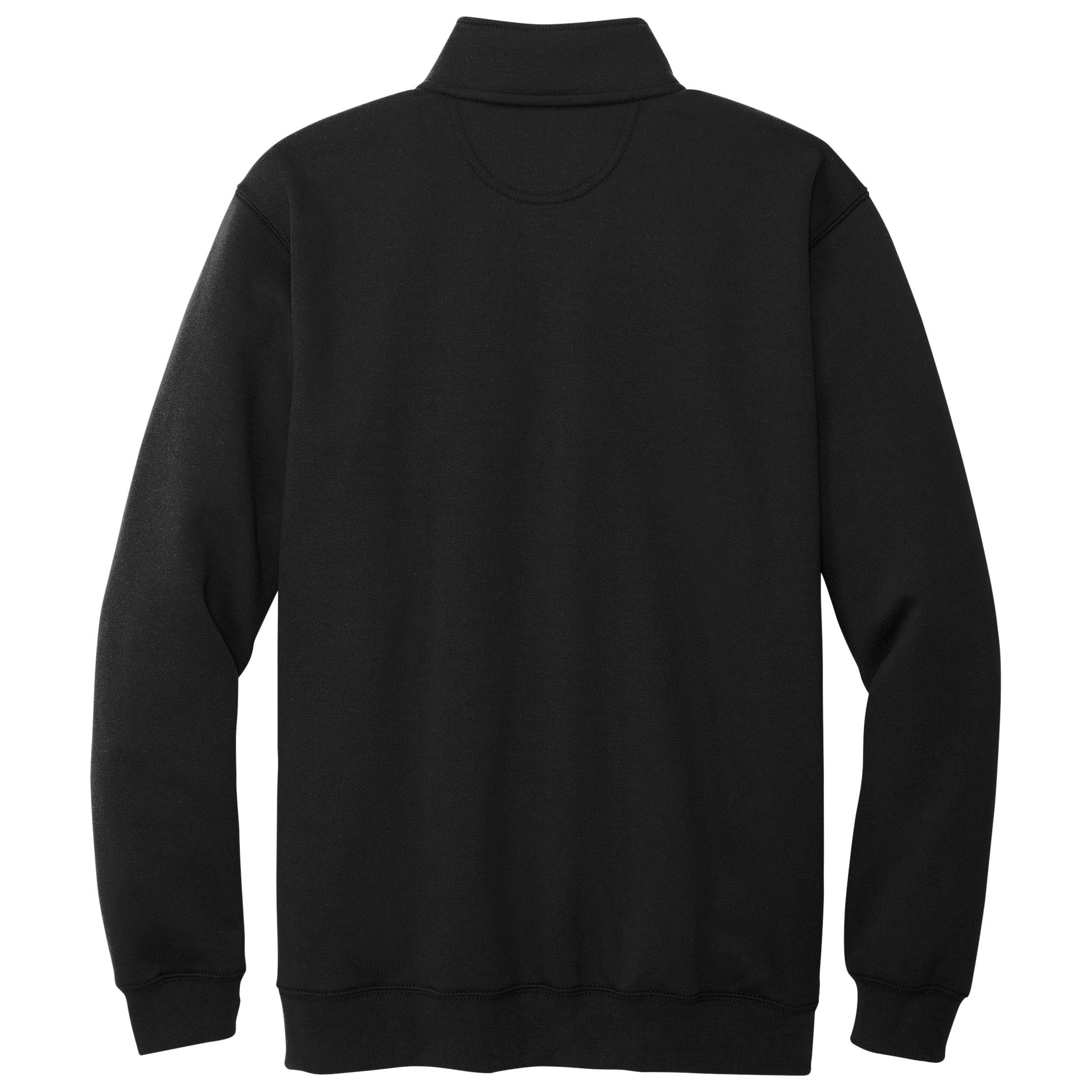 Carhartt 105294 Midweight 1/4-Zip Mock Neck Sweatshirt - Black
