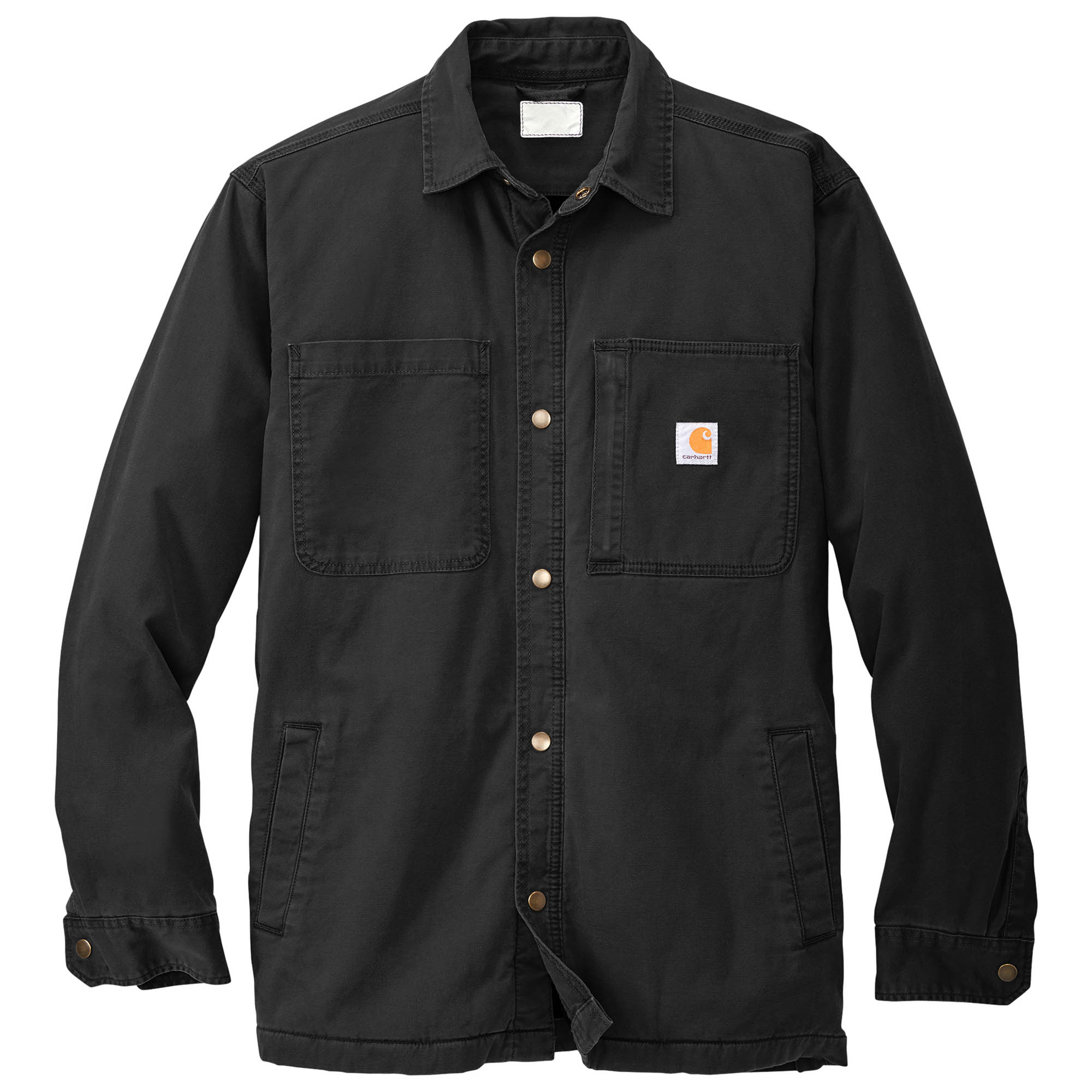 Carhartt 105532 Rugged Flex Fleece-Lined Shirt Jac - Black | Full Source