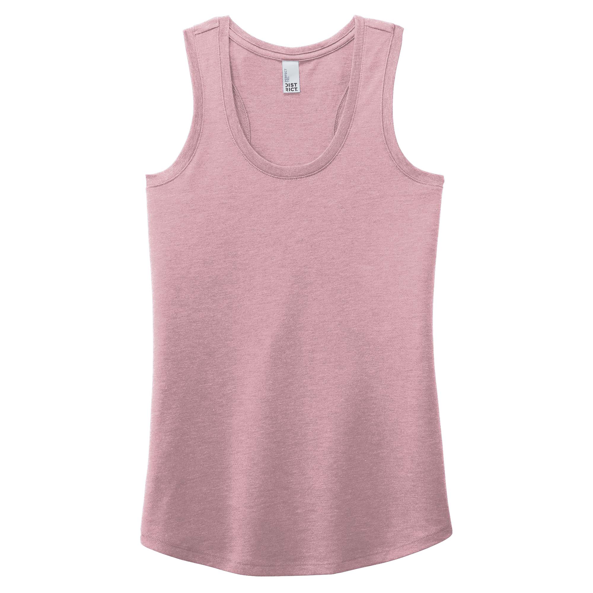 District DM138L Women's Perfect Tri Racerback Tank - Heathered Lavender ...