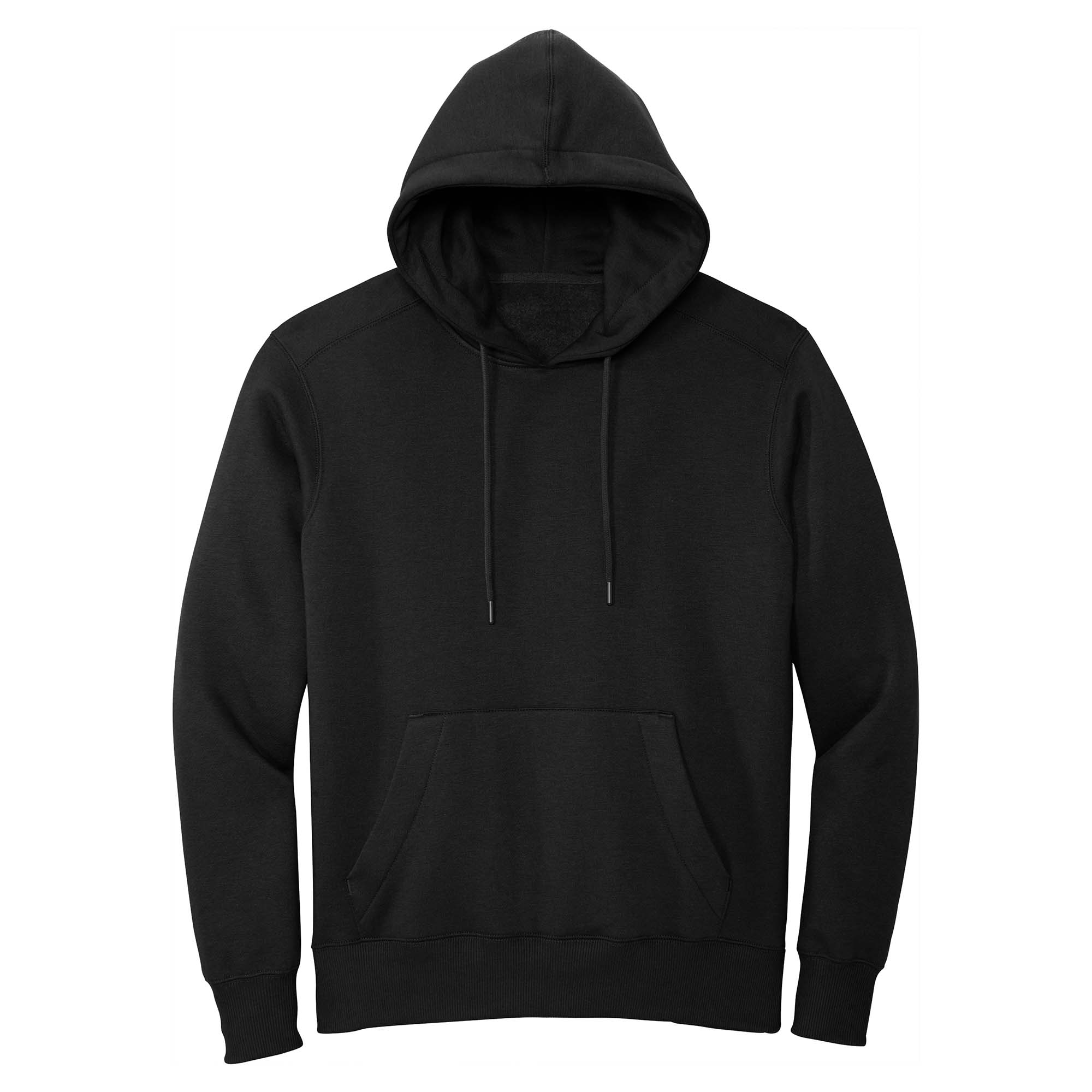 District DT1101 Perfect Weight Fleece Hoodie - Jet Black | Full Source