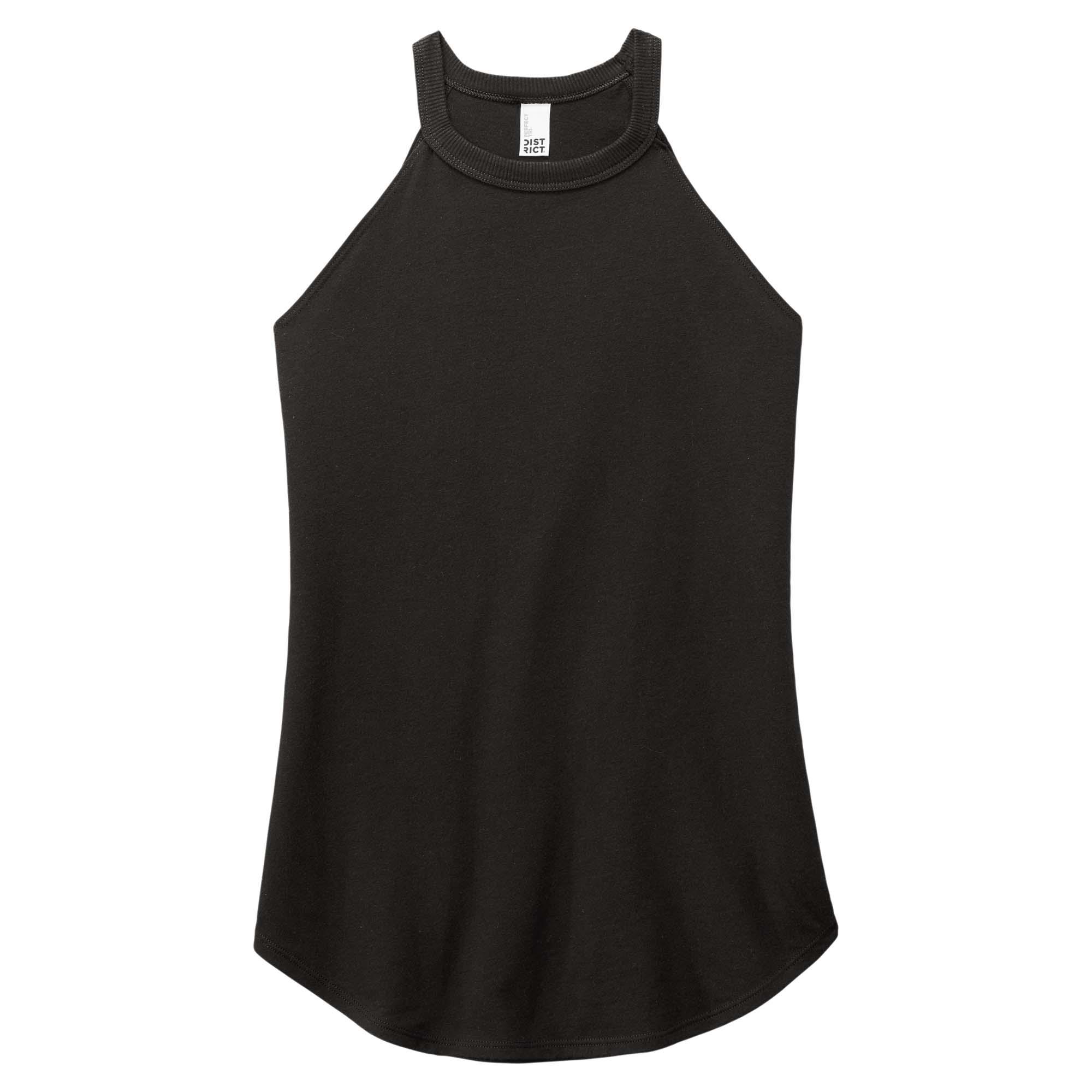 thumbnail image 2 of Joe's USA Ladies Perfect Blend Rocker Tank - Soft V-Neck Tank Top, Sizes XS-4XL, Black Frost 2 of 10