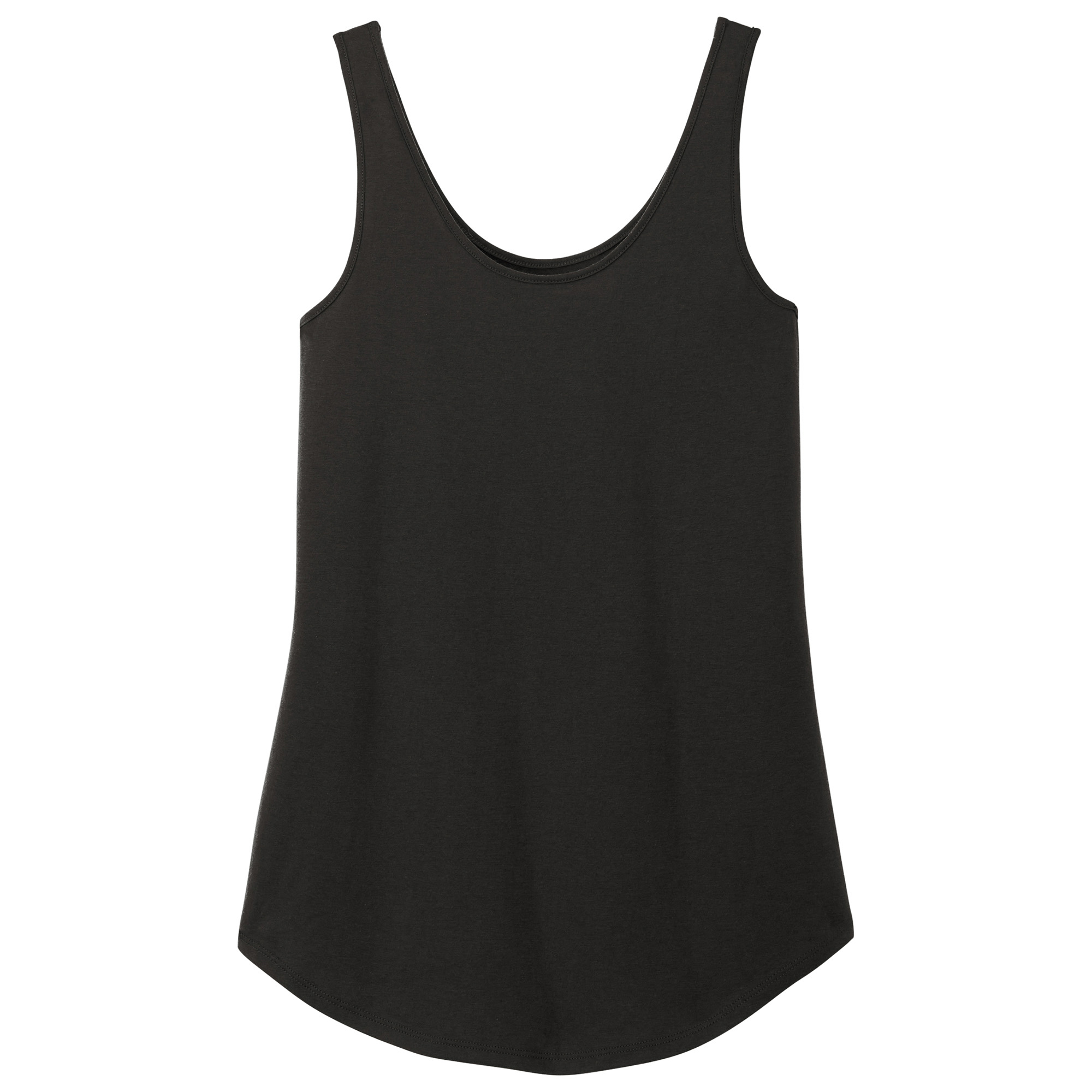 District DT151 Women's Perfect Tri Relaxed Tank - Black | Full Source