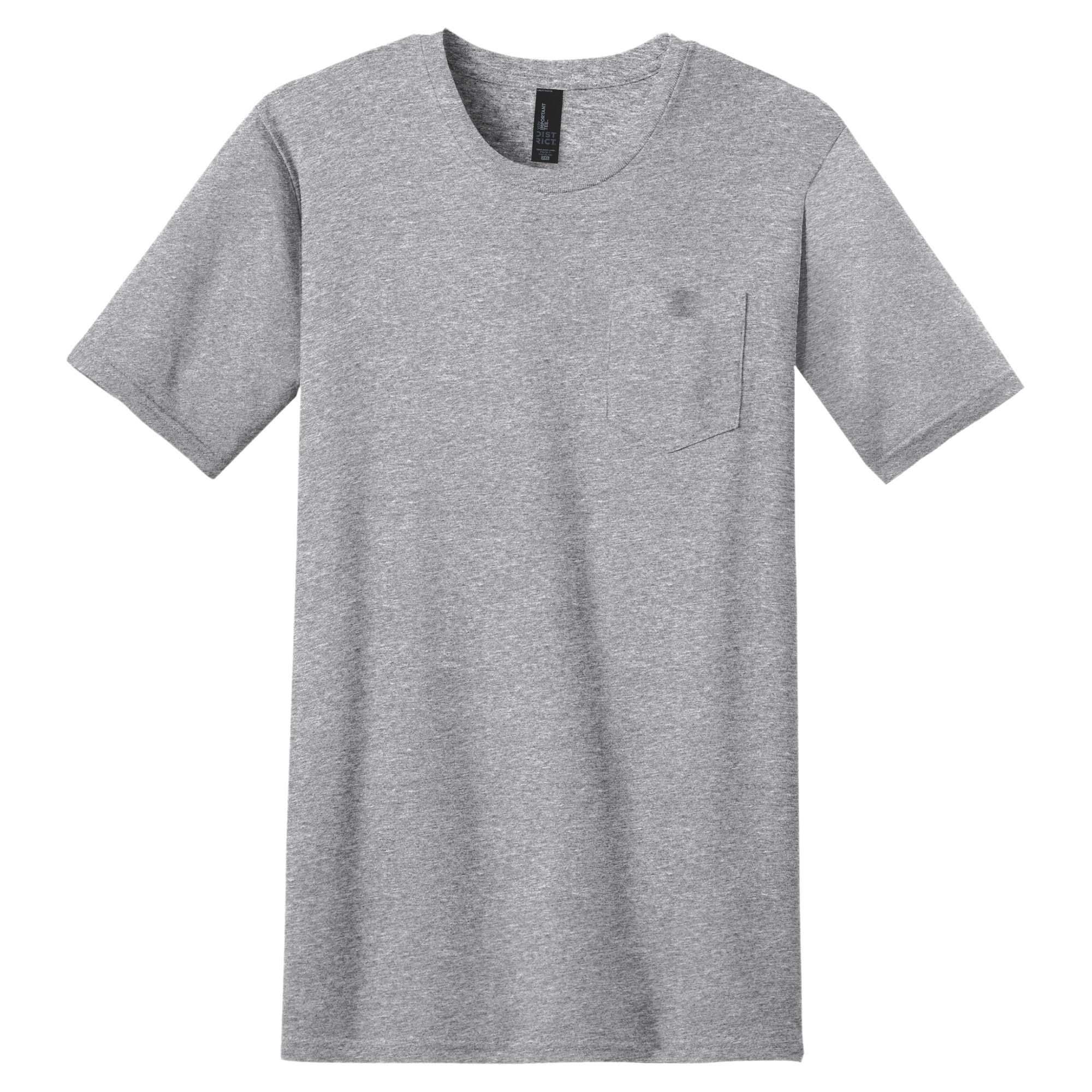 District DT6000P Young Mens Very Important Tee with Pocket