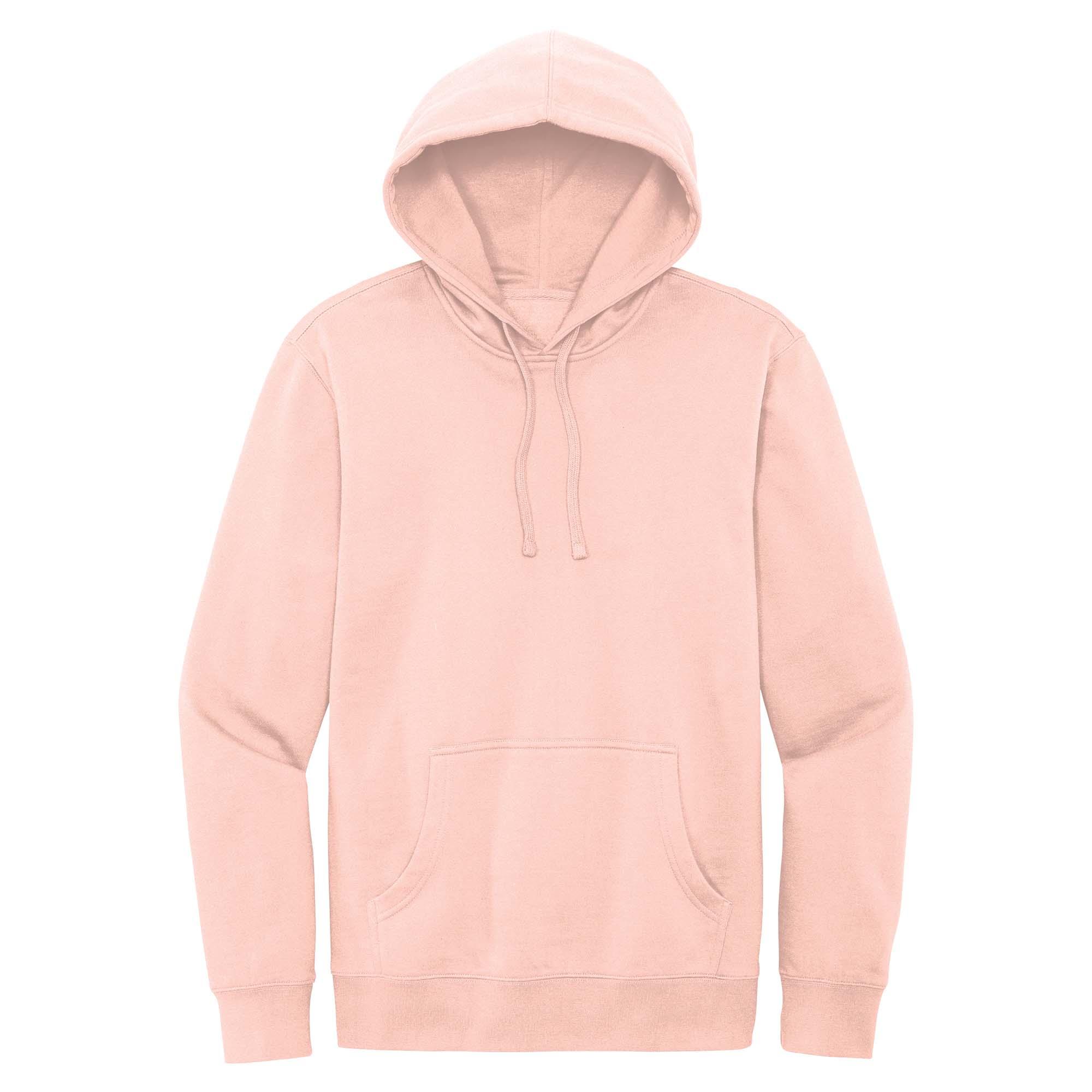 District DT6100 V.I.T. Fleece Pullover Hoodie - Rosewater Pink | Full ...