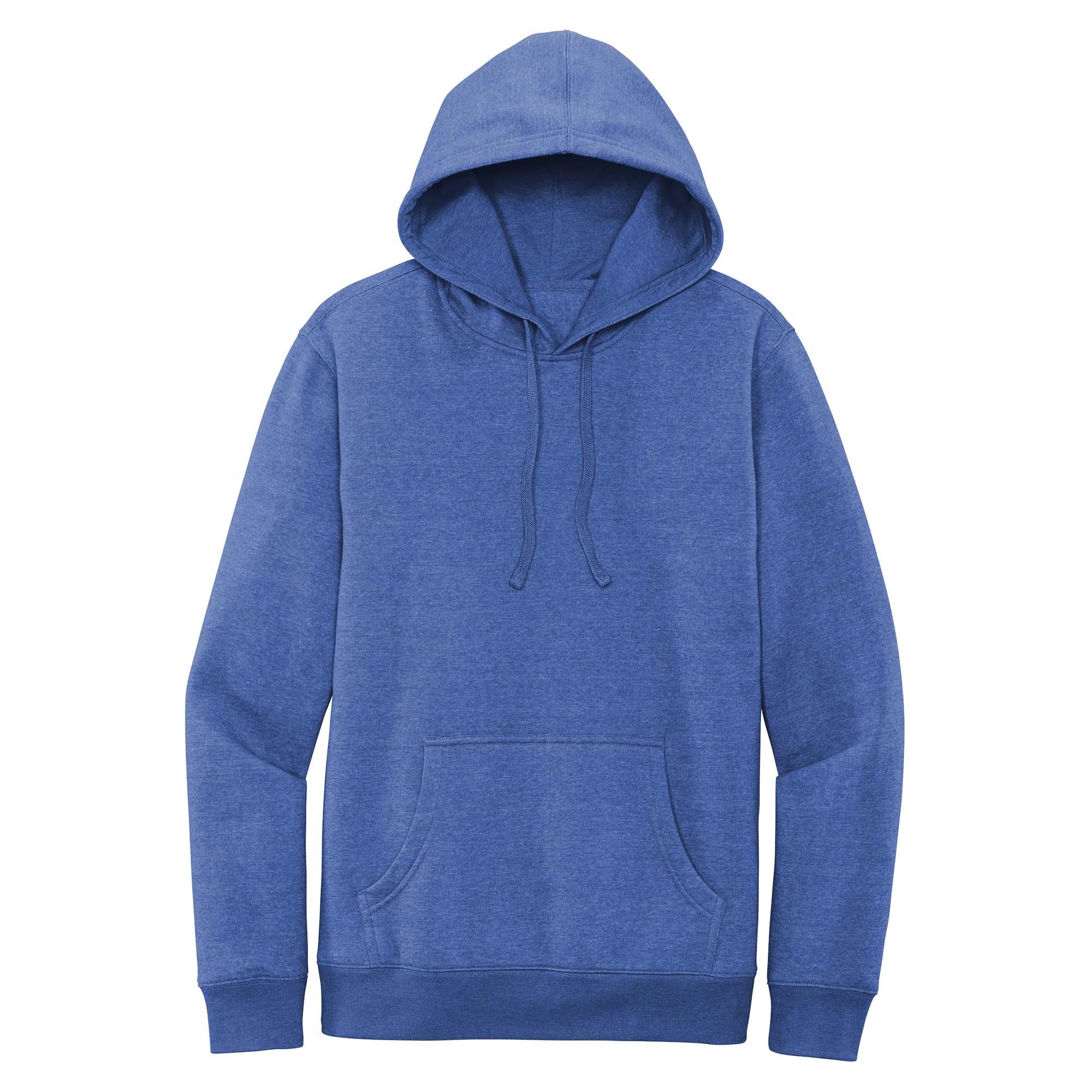 District DT6100 V.I.T. Fleece Pullover Hoodie - Royal Frost | Full Source