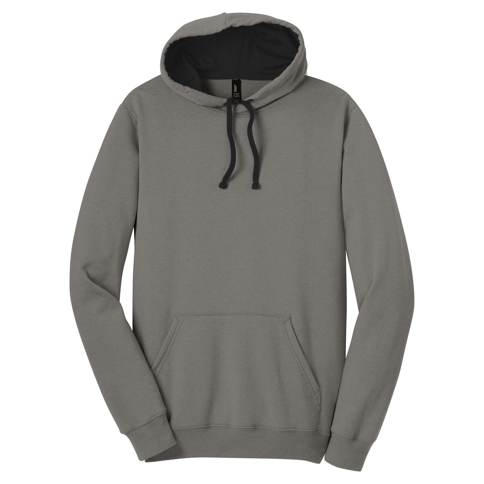 District DT810 The Concert Fleece Hoodie - Grey | Full Source