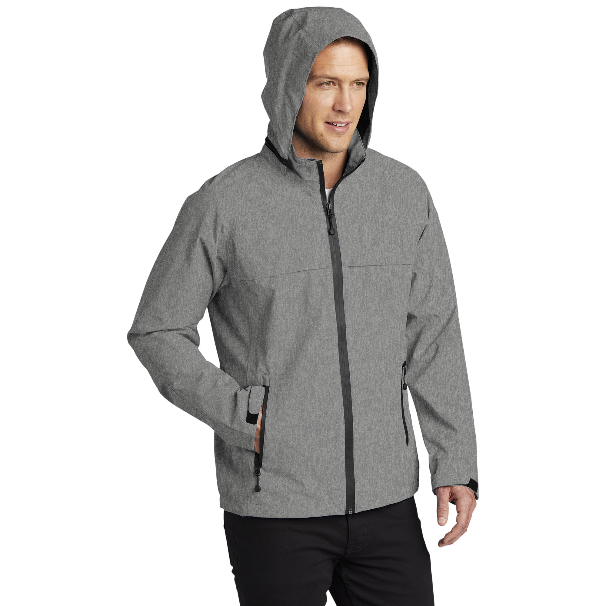 Port Authority J333 Torrent Waterproof Jacket - Dark Grey Heather ...