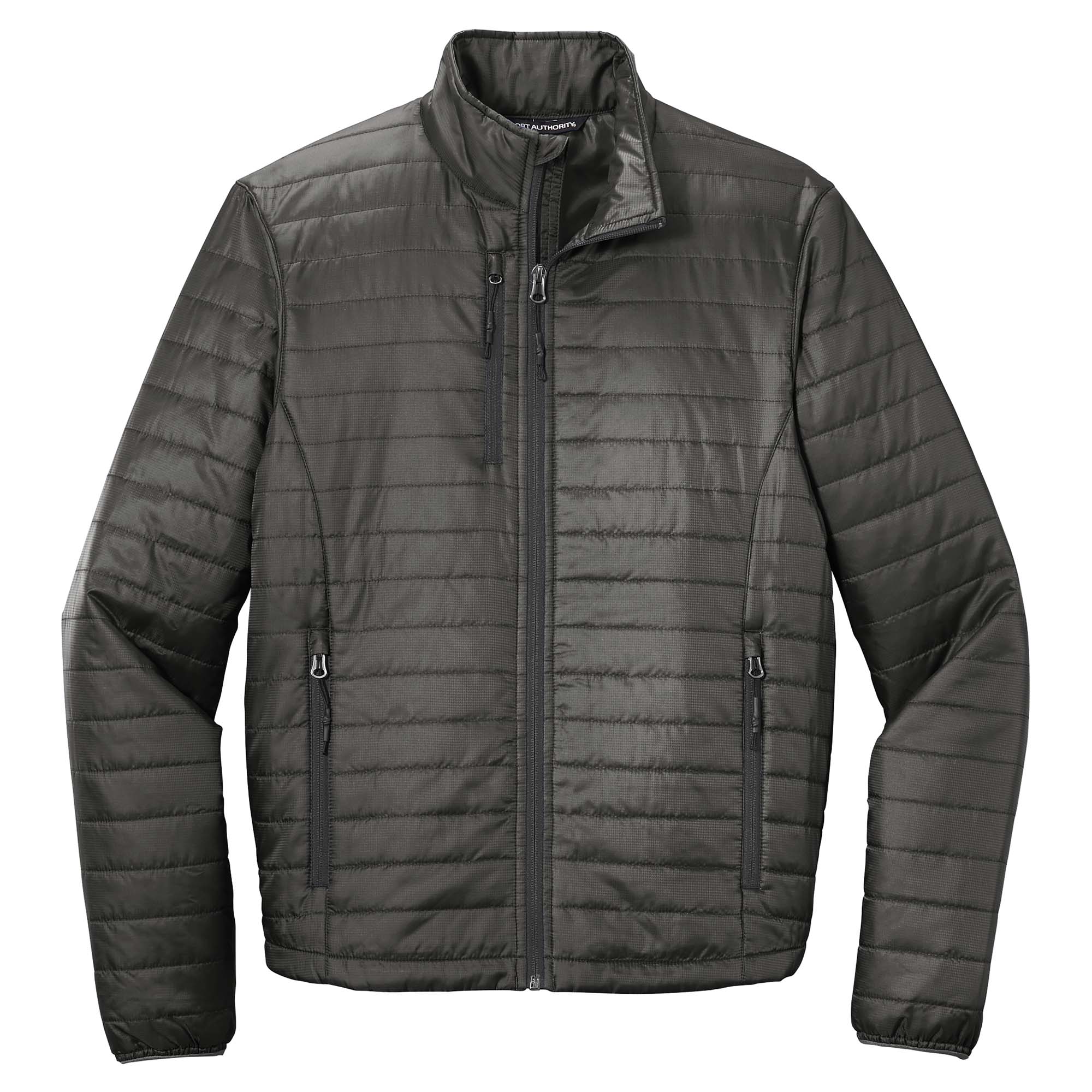 Port Authority J850 Packable Puffy Jacket - Sterling Grey/Graphite ...