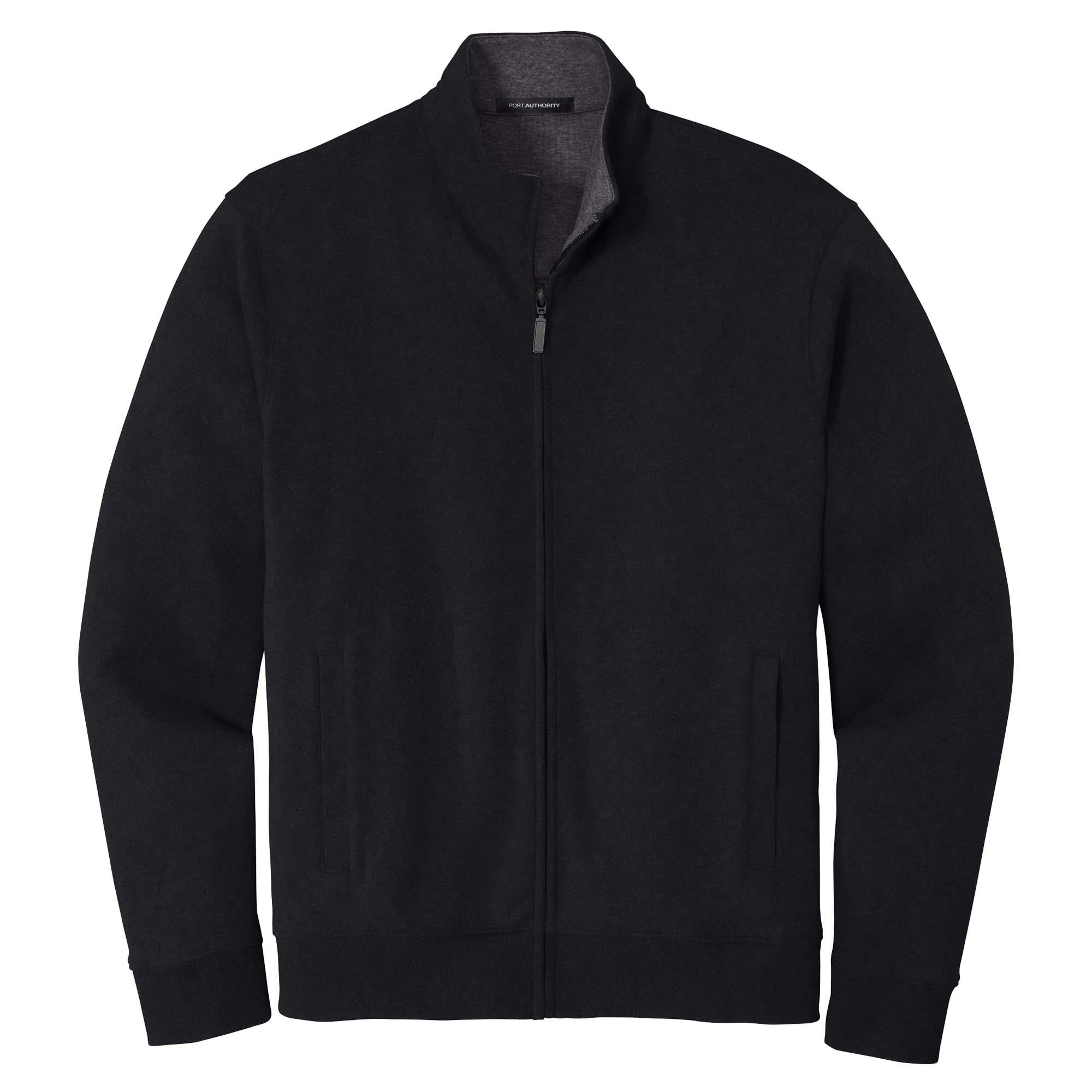 Port Authority K809 Interlock Full-Zip Jacket - Deep Black
