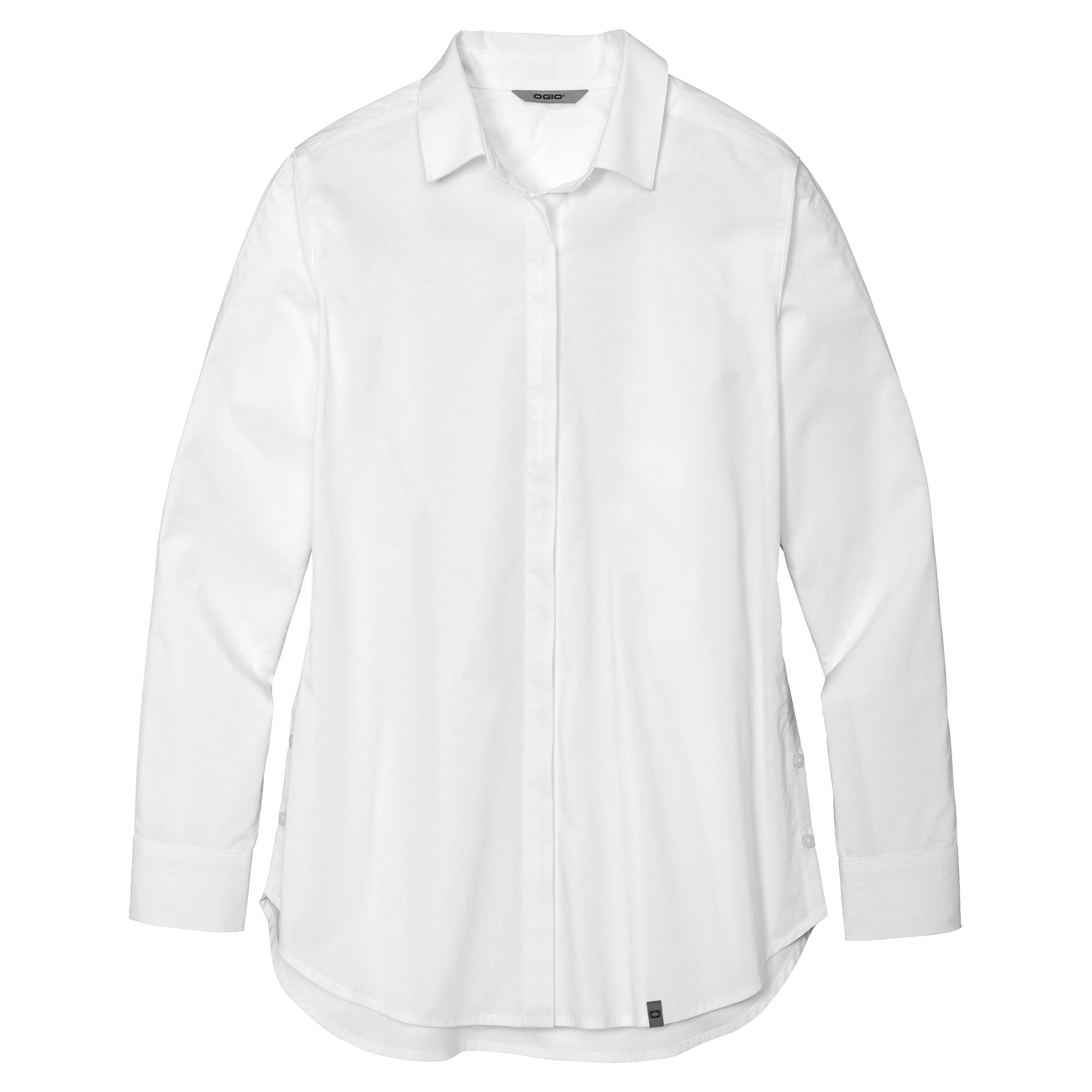 OGIO LOG1002 Ladies Commuter Woven Tunic White Full Source