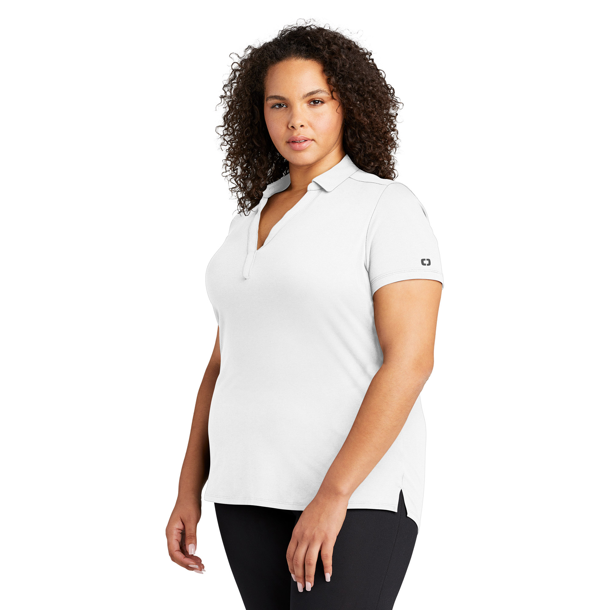 OGIO LOG138 Ladies Limit Polo - Bright White | Full Source