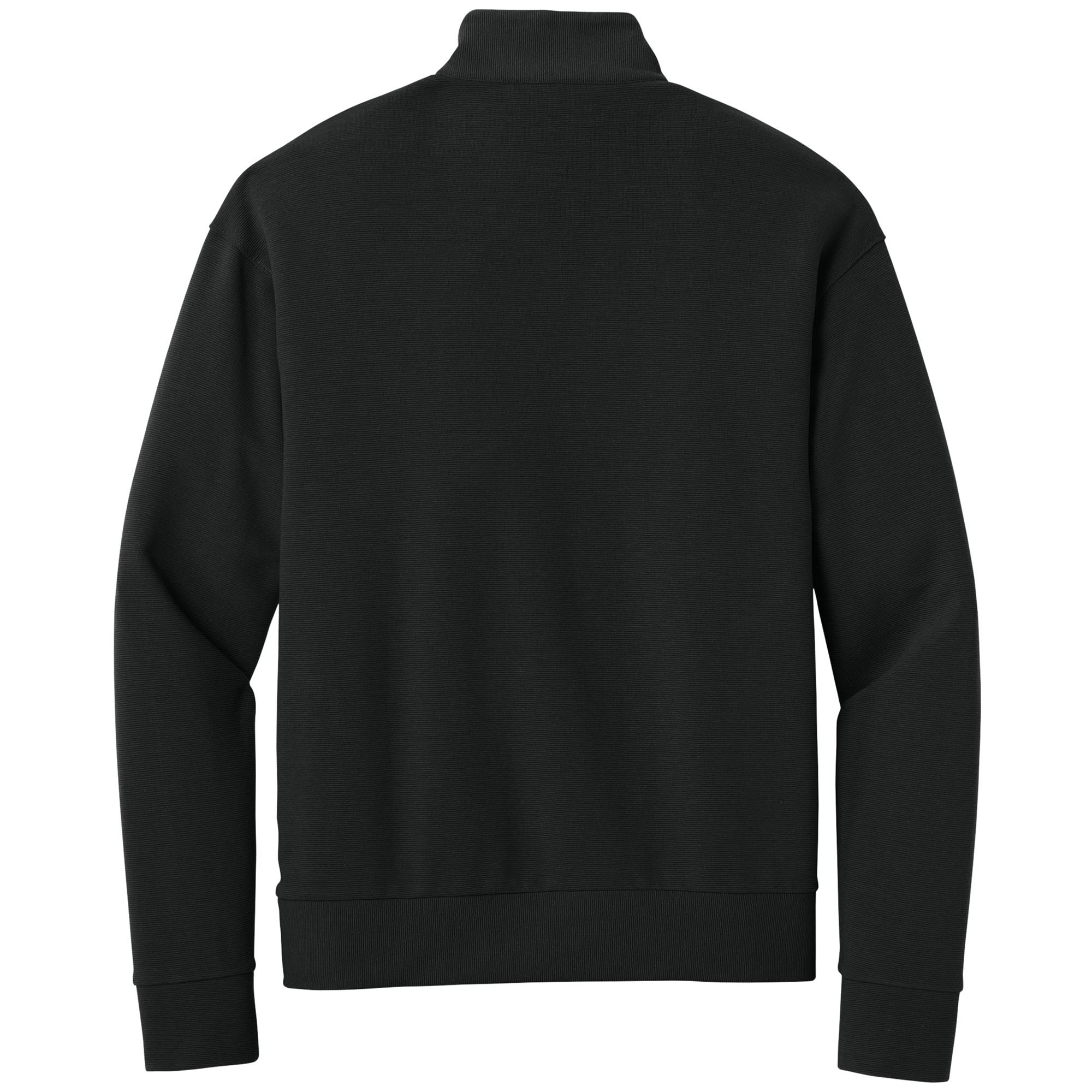 Mercer+Mettle MM3040 Linear Texture 1/4-Zip - Deep Black | Full Source