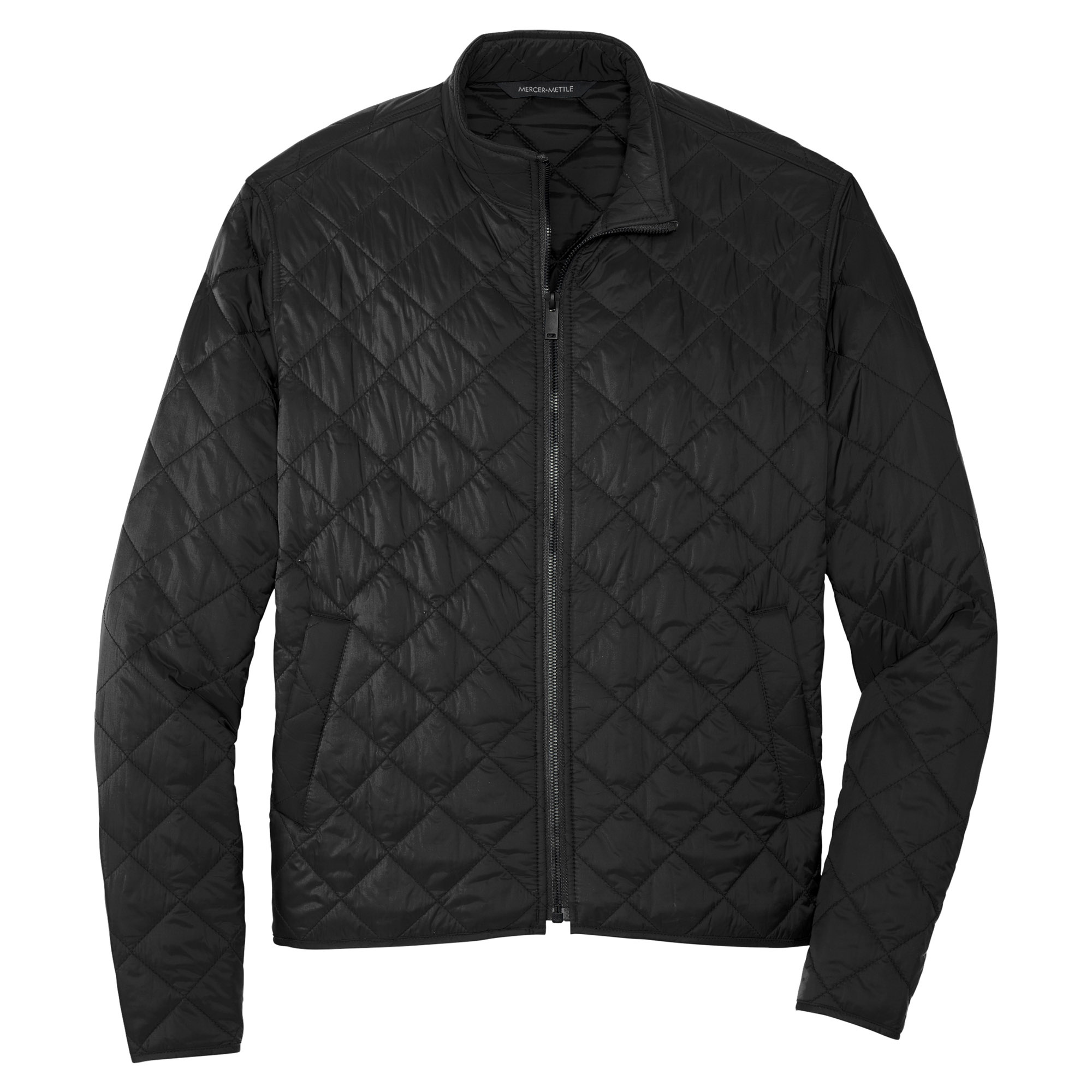 Mercer+Mettle MM7200 Quilted FullZip Jacket Deep Black Full Source