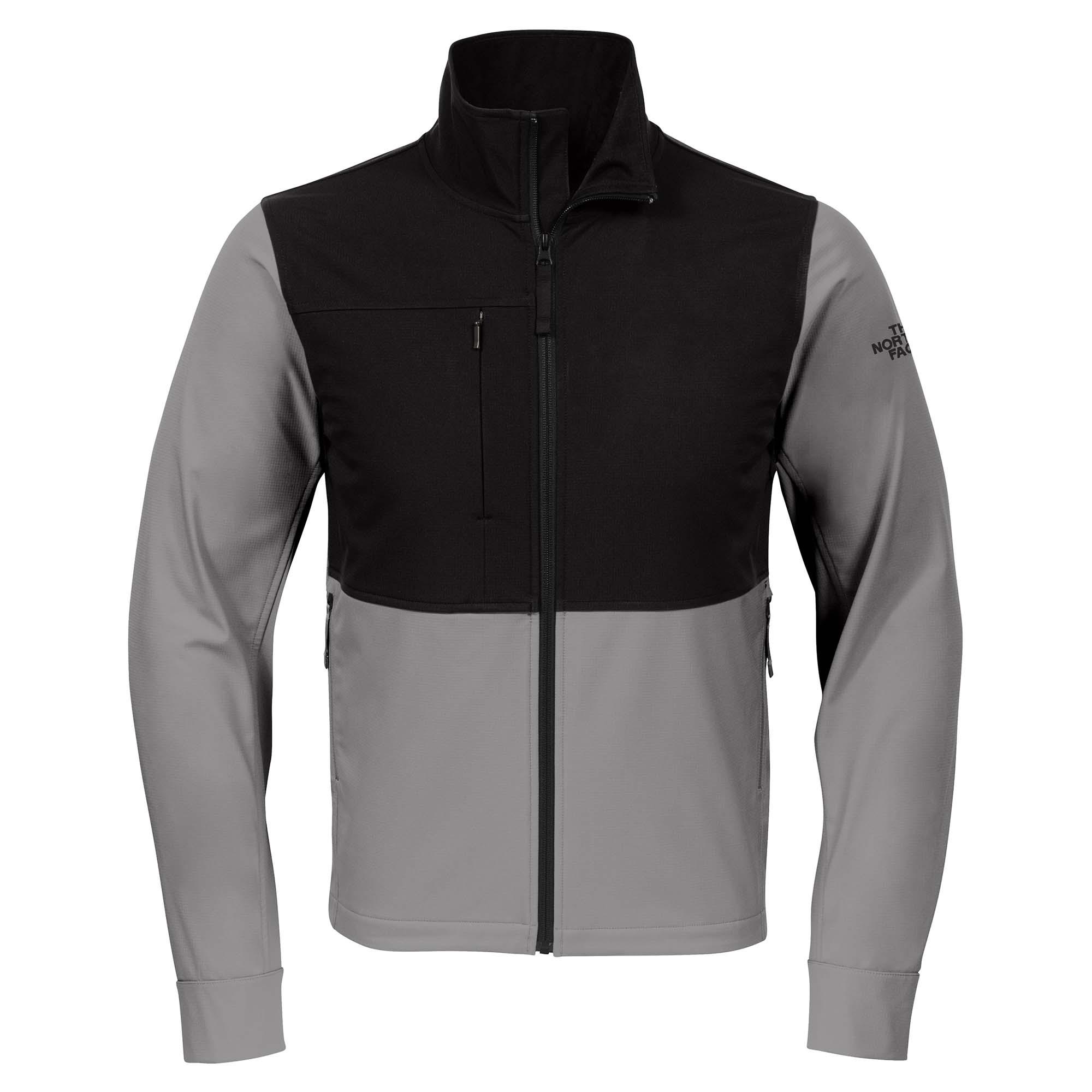 The North Face NF0A552Z Castle Rock Soft Shell Jacket - Mid Grey