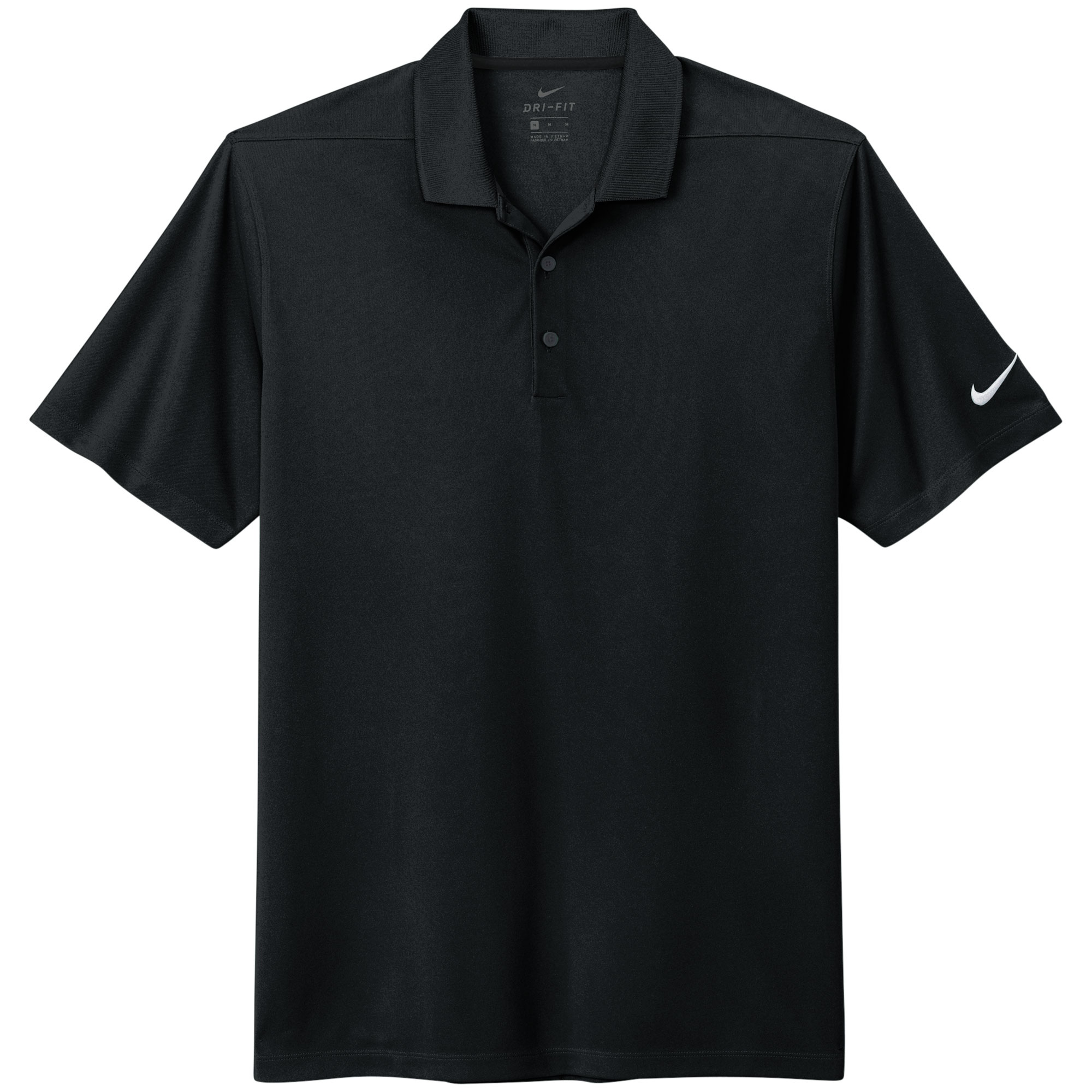 Nike NKDC1963 Dri-FIT Micro Pique 2.0 Polo - Black | Full Source