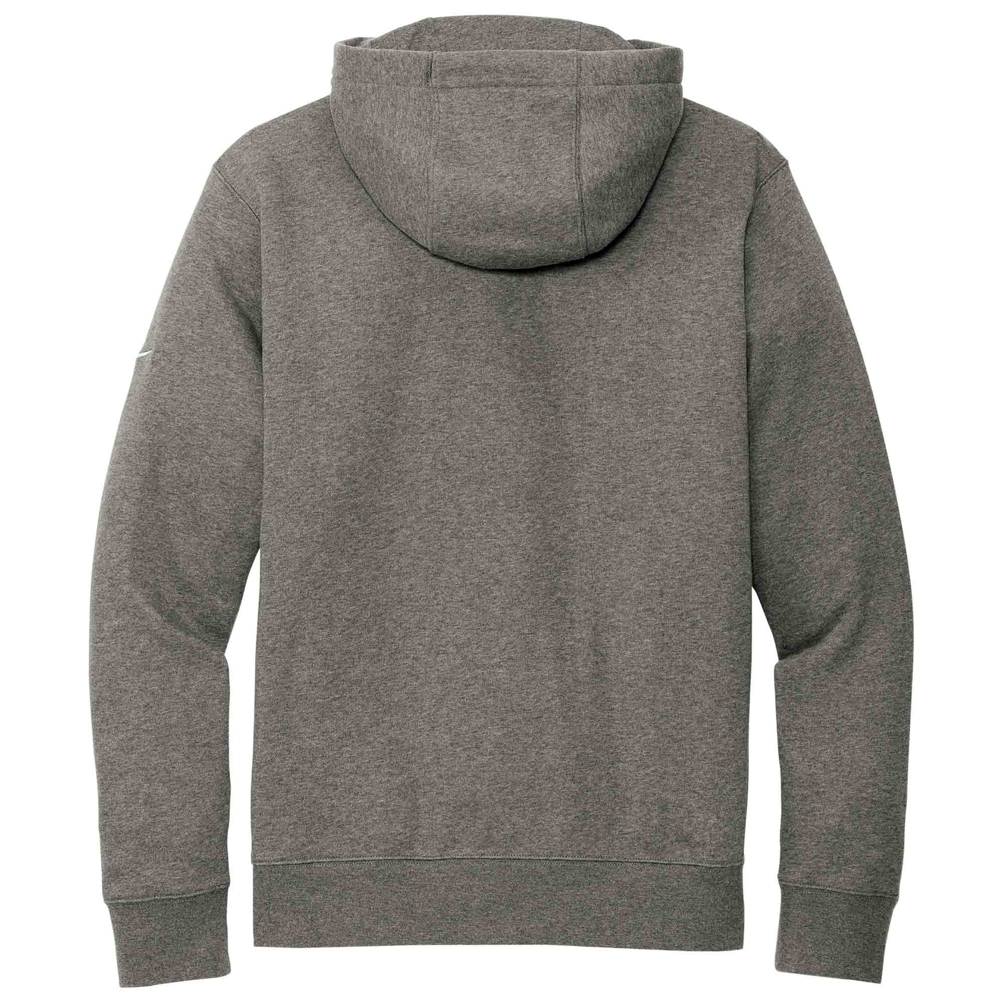 Nike NKDR1513 Club Fleece Sleeve Swoosh Full-Zip Hoodie - Charcoal