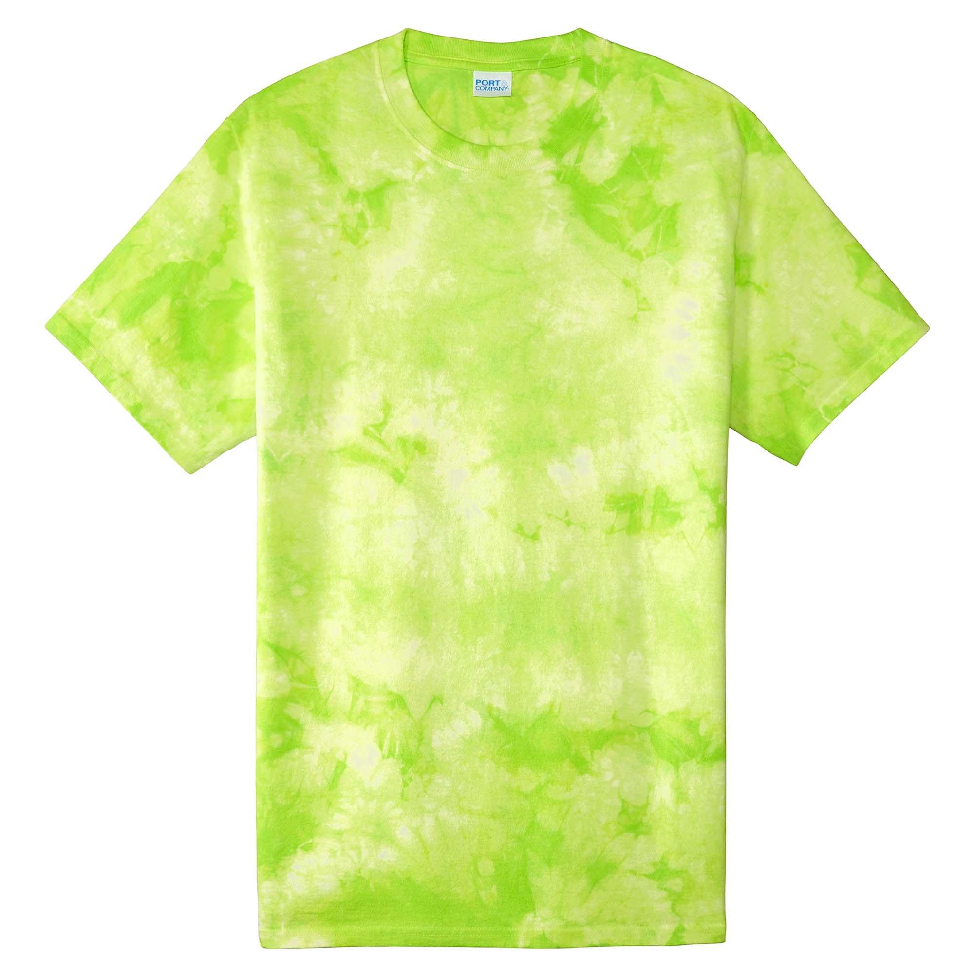 Lime green sale tie dye shirt