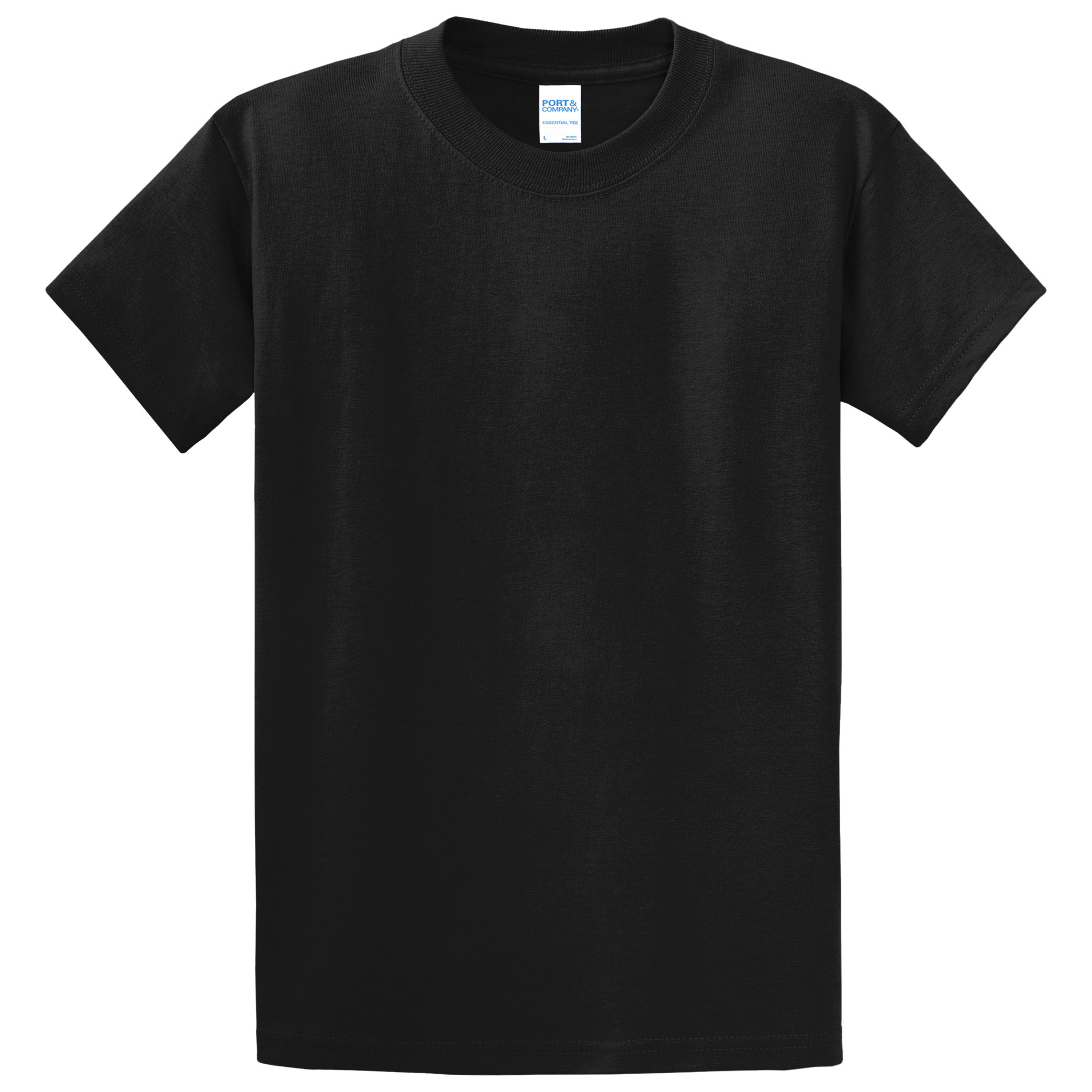 Port & Company PC61 Essential T-Shirt - Jet Black | Full Source