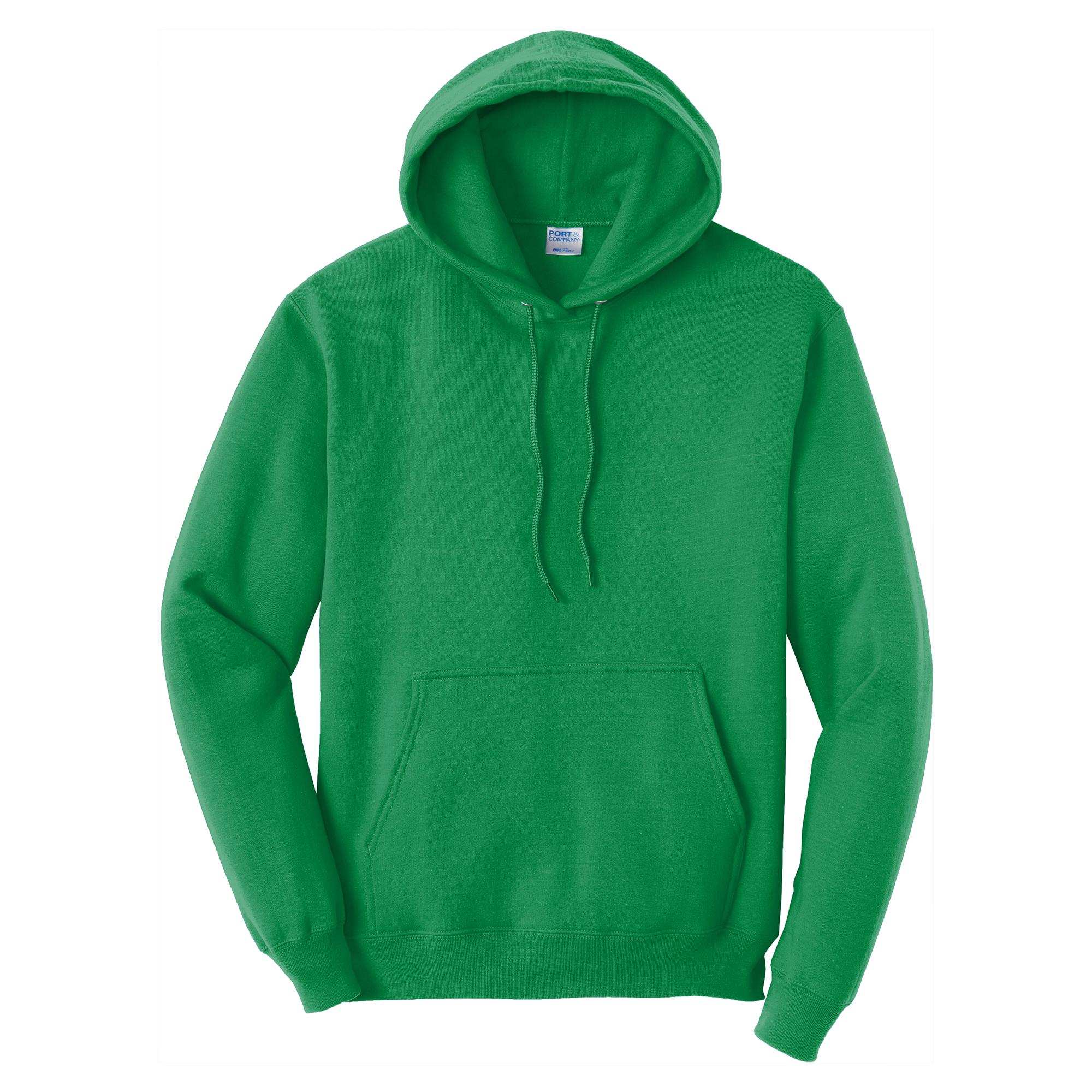 Port & Company PC78H Core Fleece Pullover Hooded Sweatshirt - Kelly ...