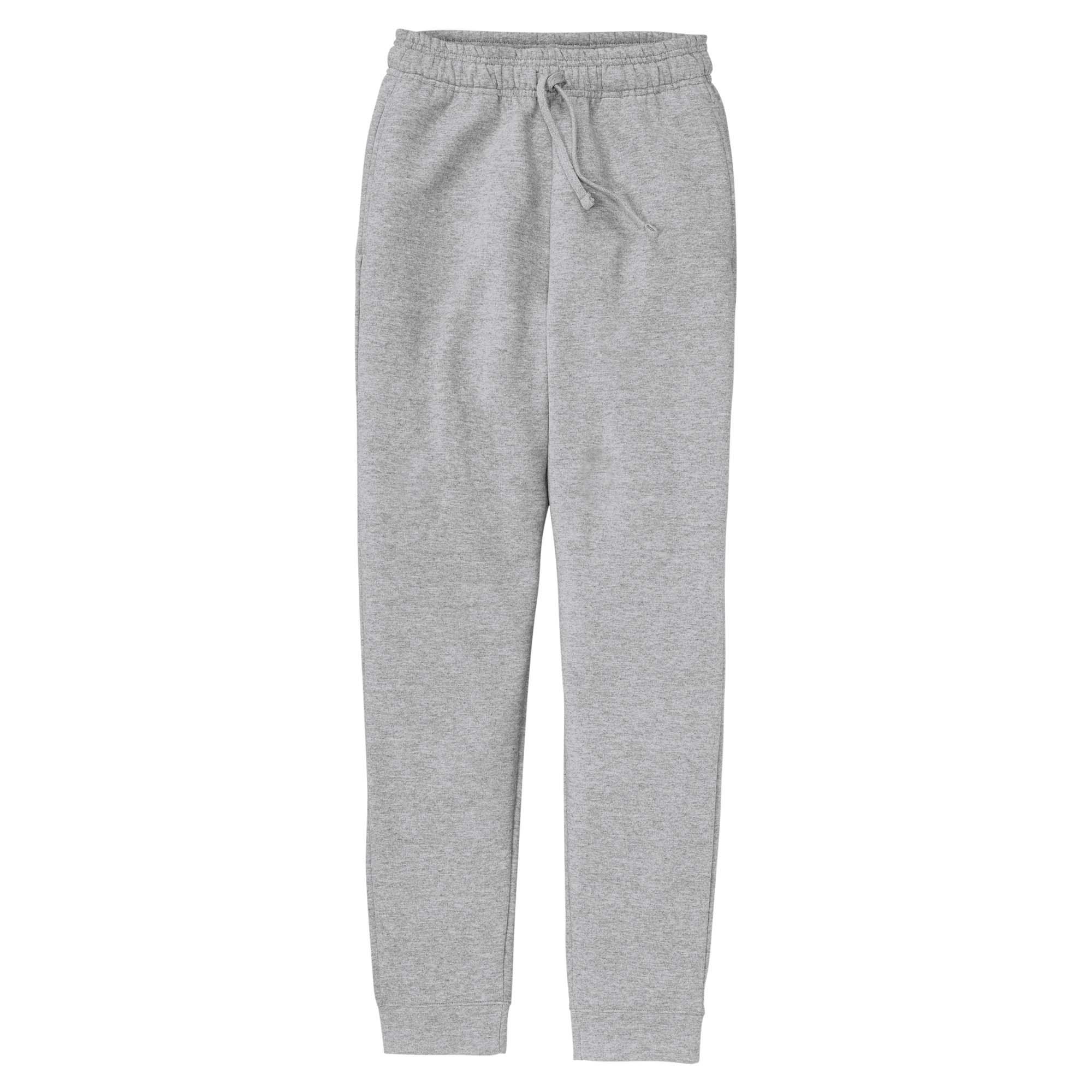 oatmeal heather joggers