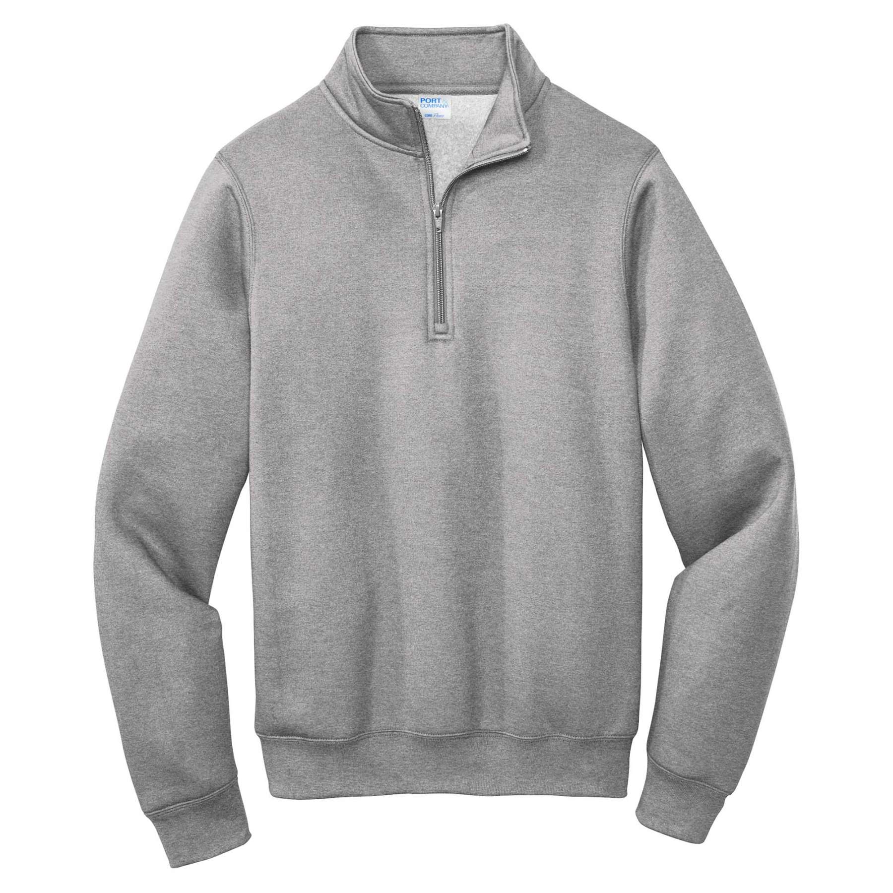 Port & Company PC78Q Core Fleece 1/4-Zip Pullover Sweatshirt - Athletic ...