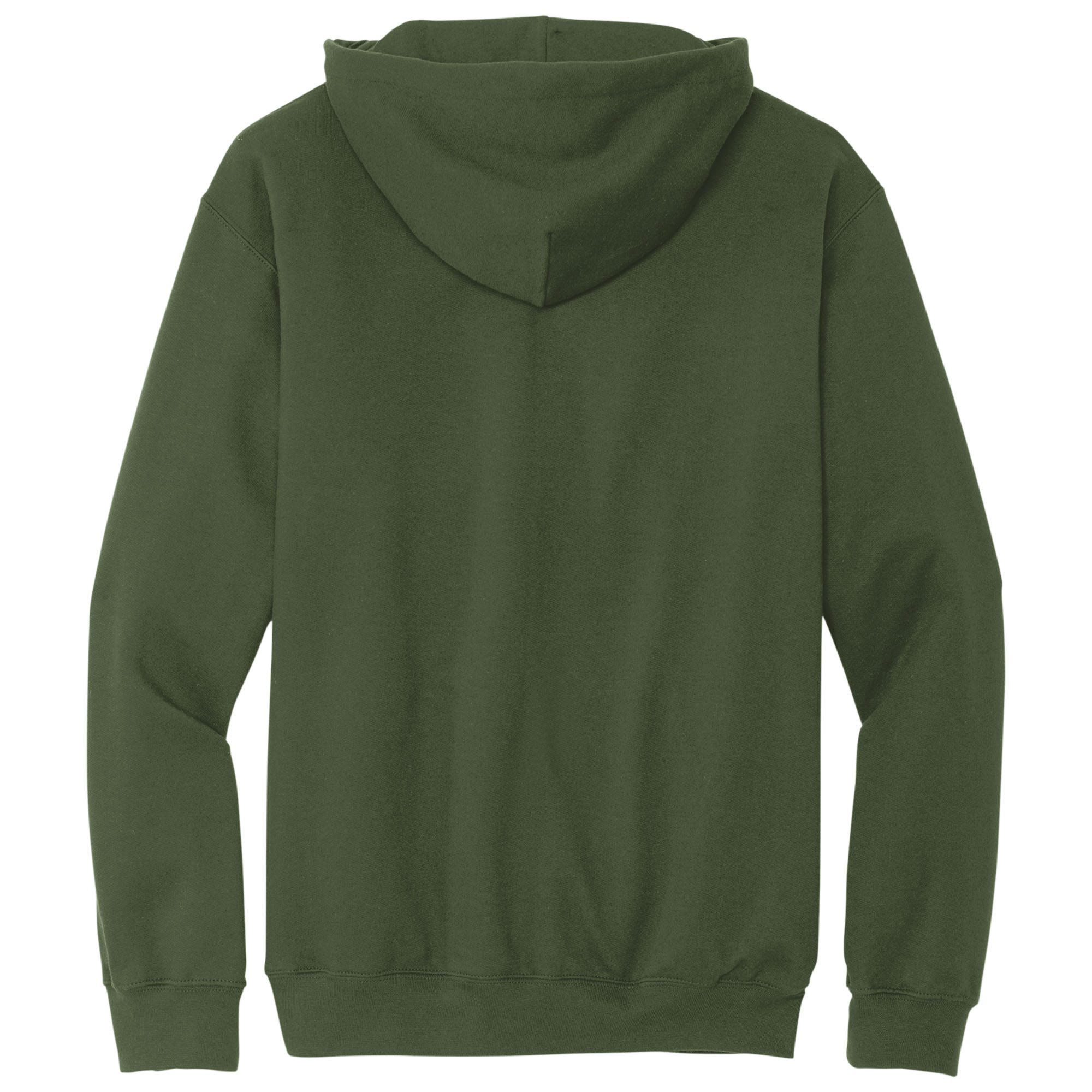 Gildan SF500 Softstyle Pullover Hooded Sweatshirt Military Green