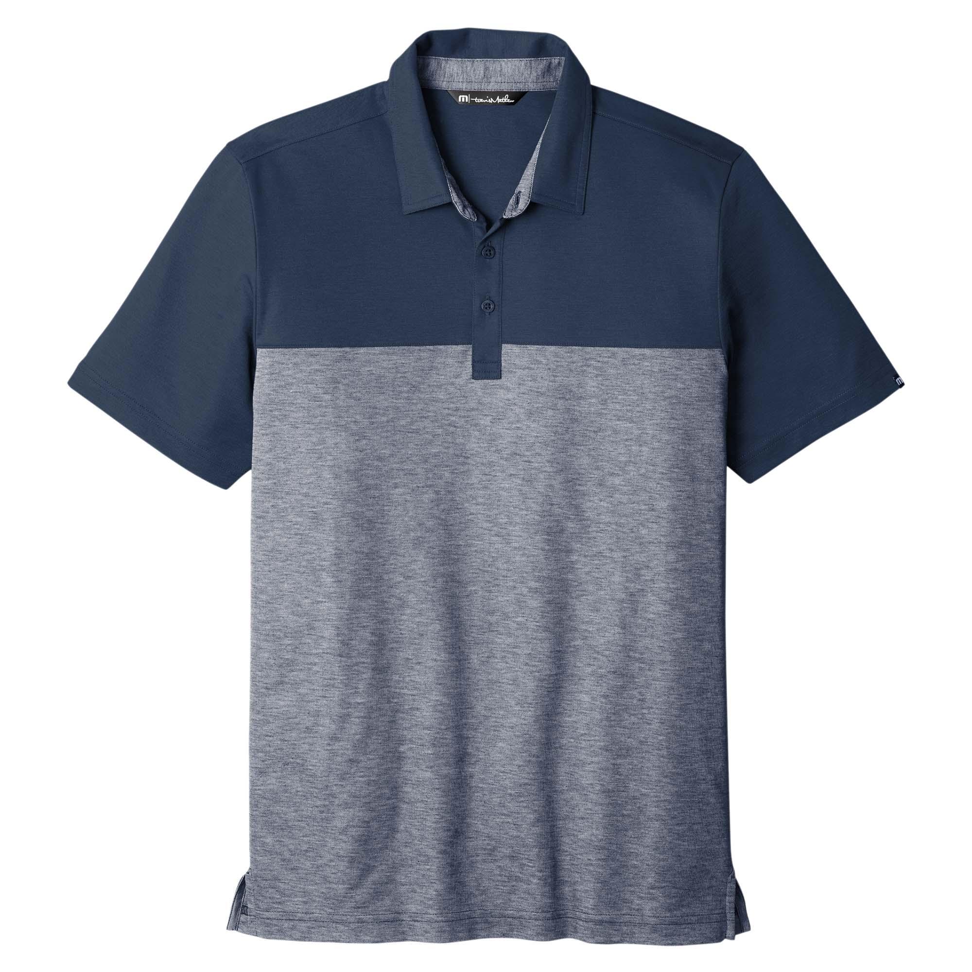 maumaumauです TravisMathew TM1MU414 Oceanside Blocked Polo - Blue Nights