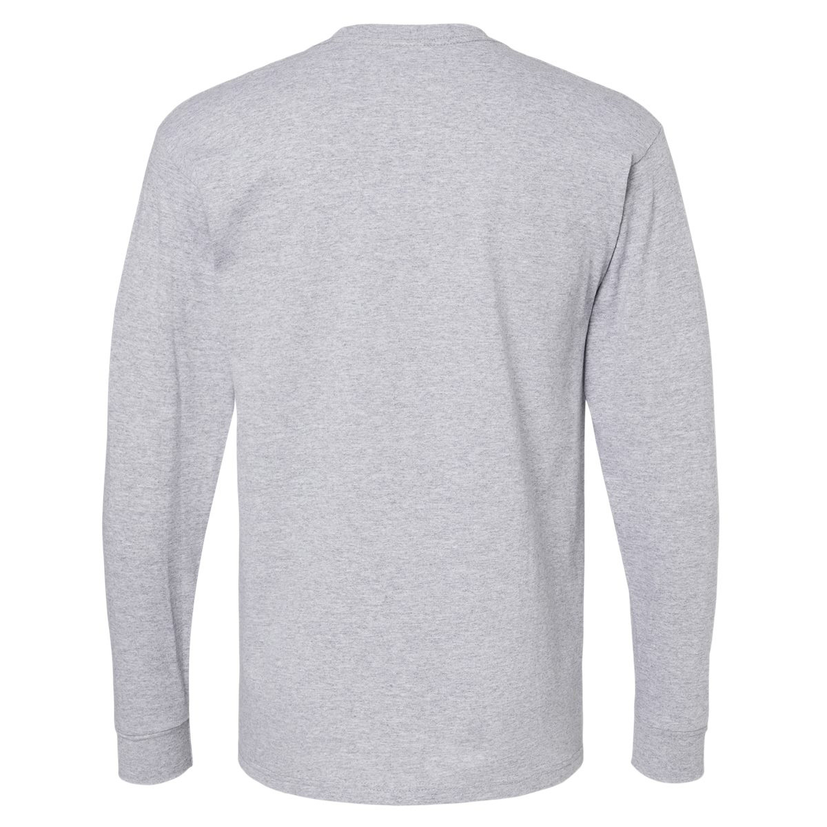 M&O 4820 Gold Soft Touch Long Sleeve T-Shirt - Athletic Grey | Full Source