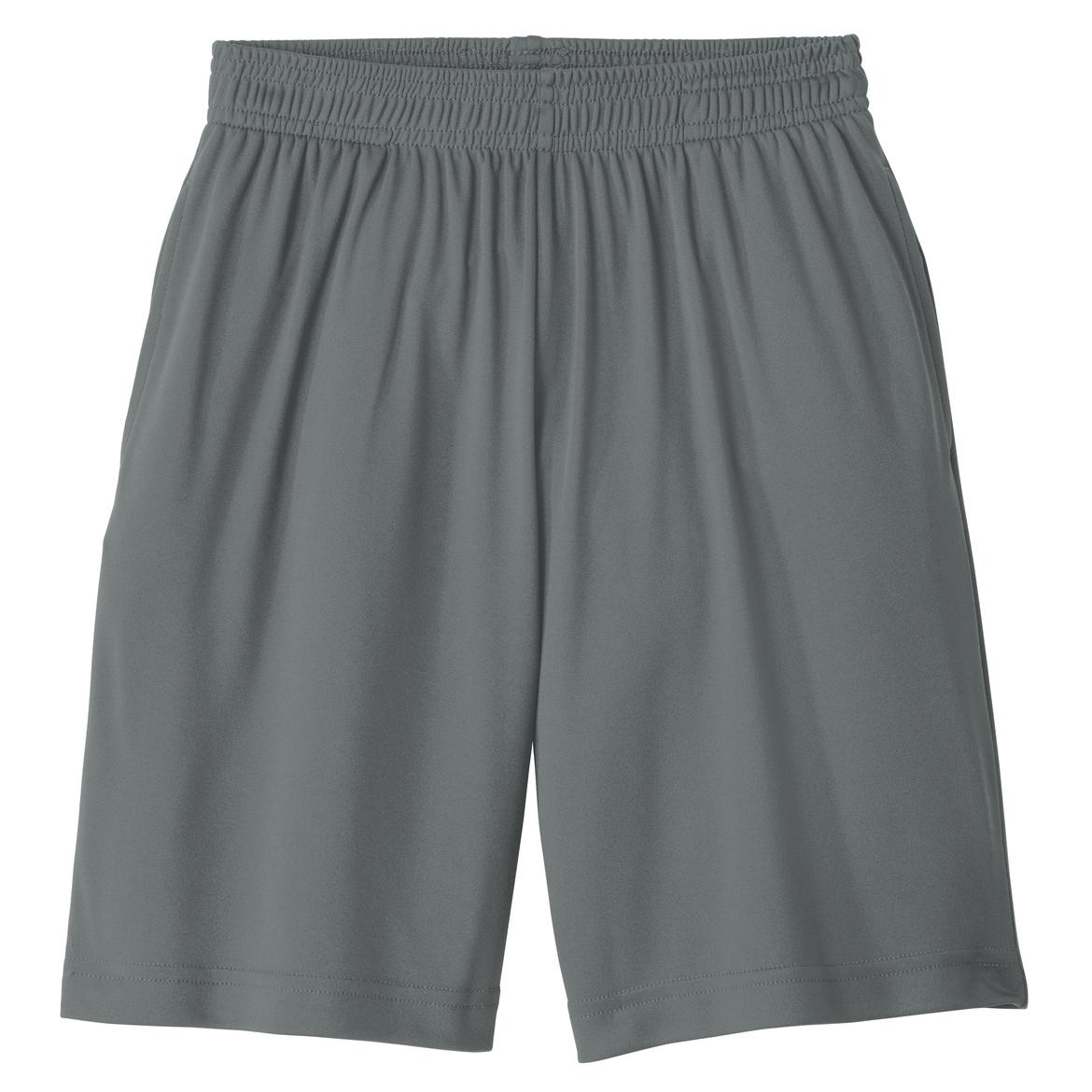 Sport-Tek ST355P PosiCharge Competitor Pocketed Shorts - Iron Grey ...