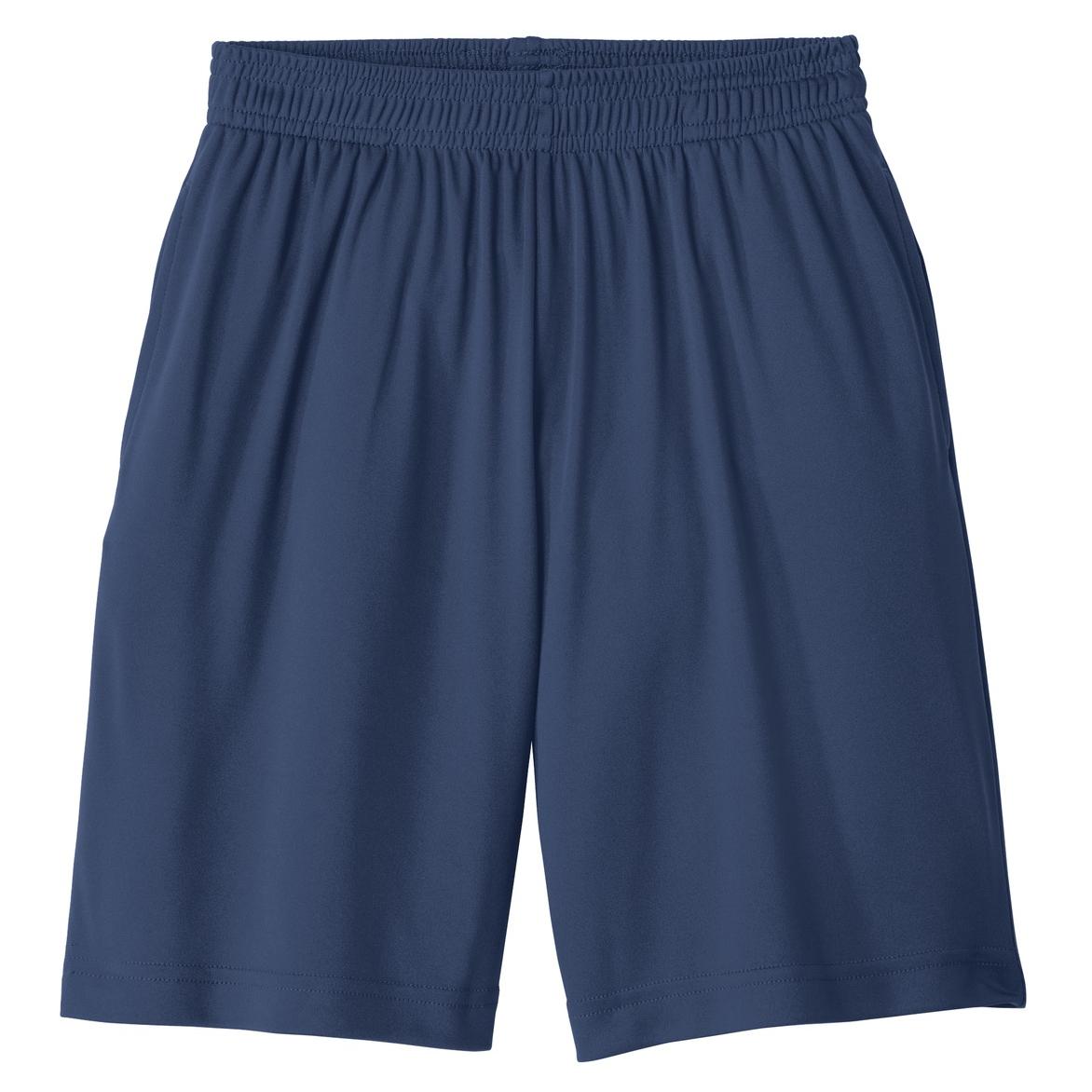 SportTek ST355P PosiCharge Competitor Pocketed Shorts True Navy