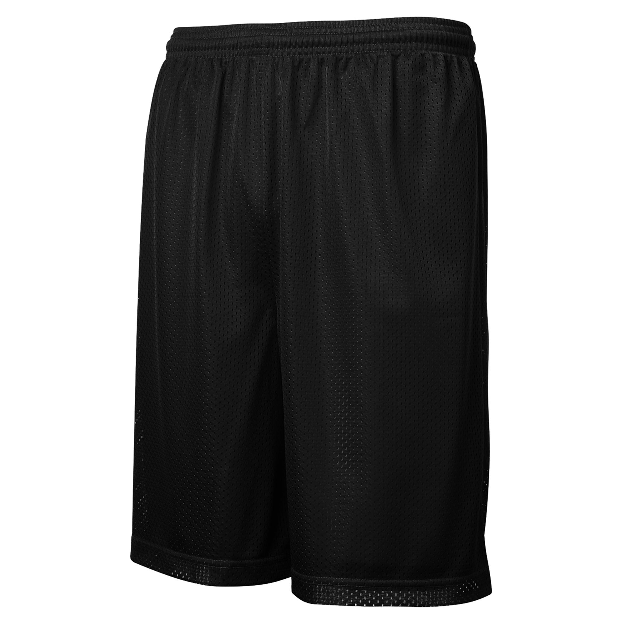 Sport-Tek ST510 PosiCharge Classic Mesh Shorts - Black | Full Source