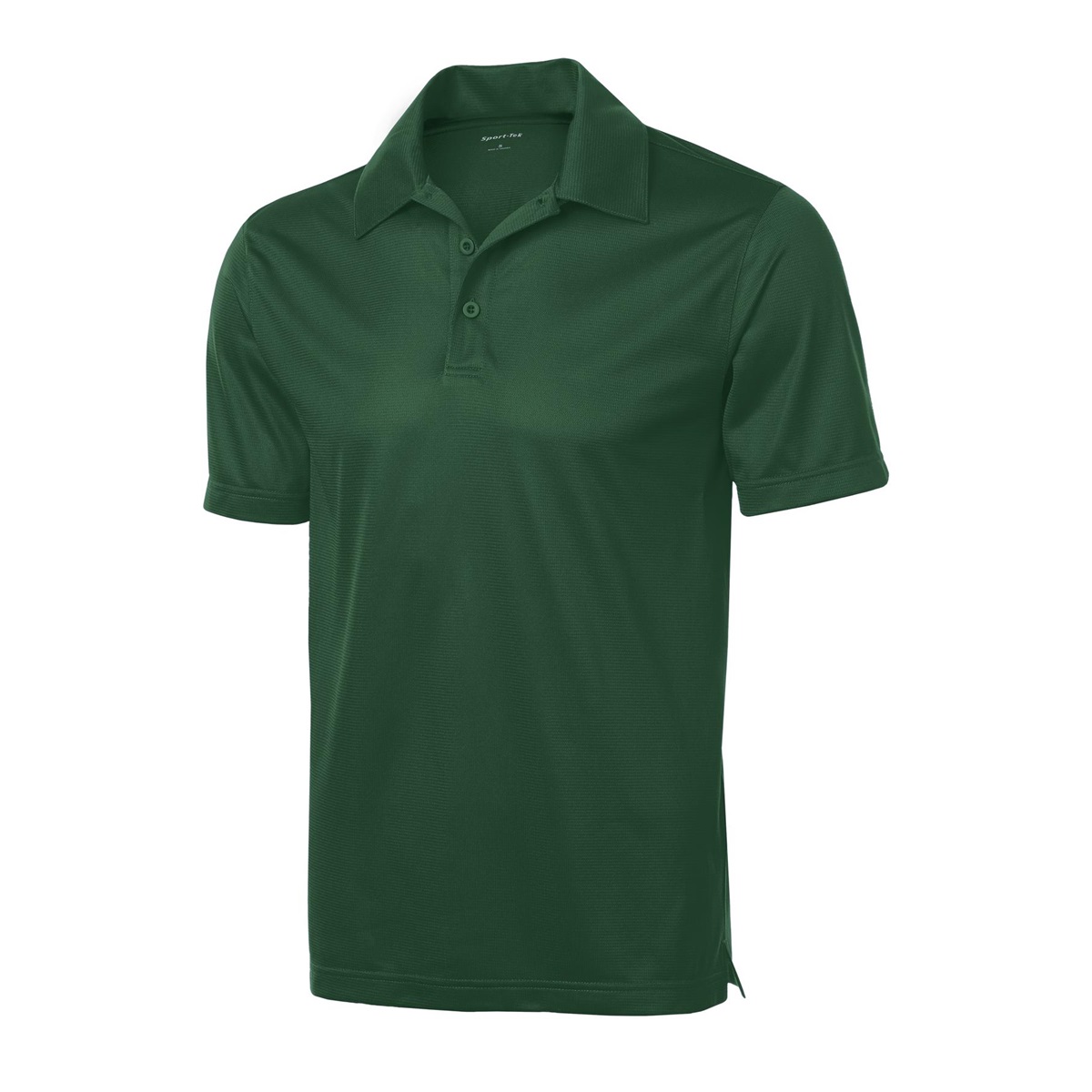 Sport-Tek ST690 PosiCharge Active Textured Polo - Forest Green | Full ...