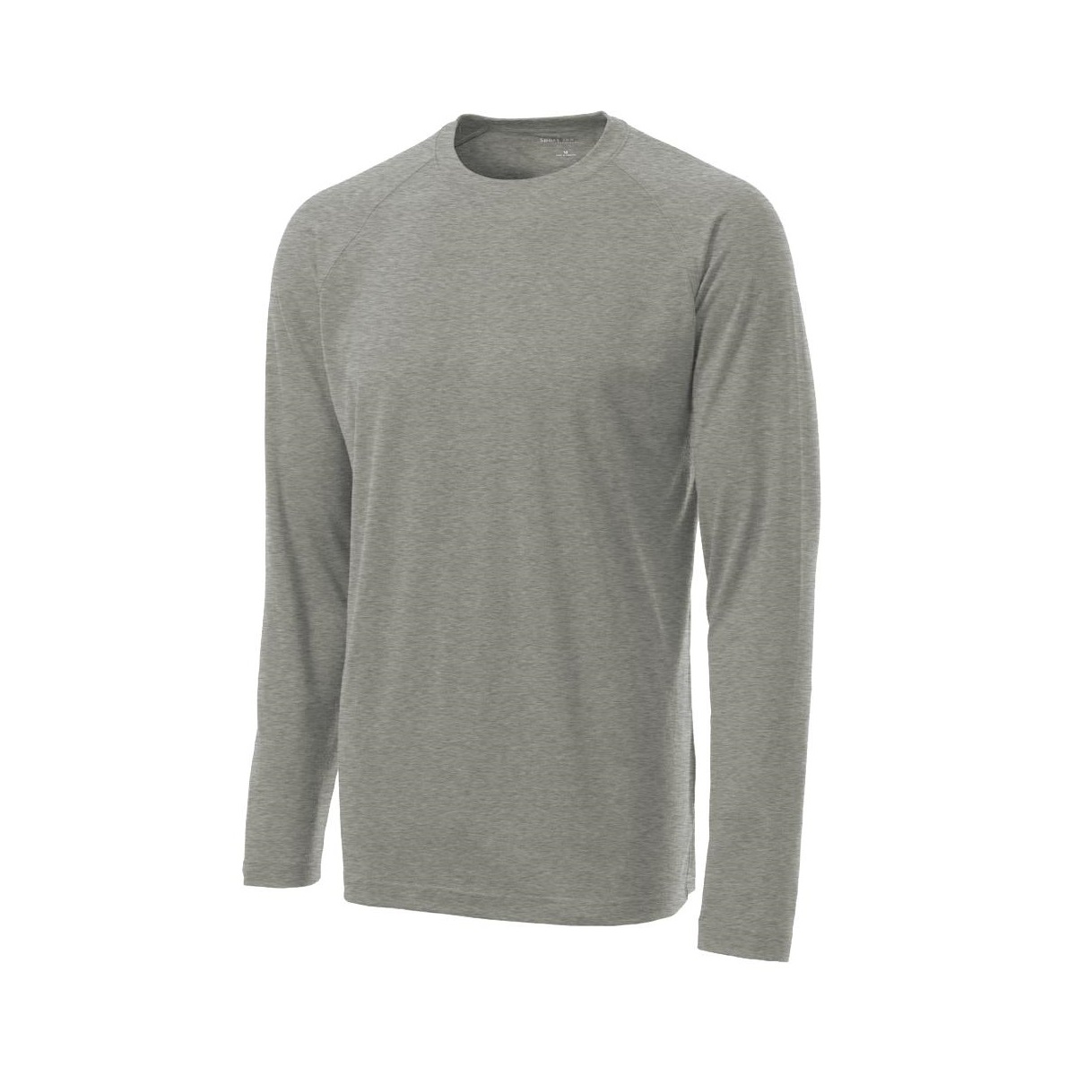 Sport-Tek ST700LS Long Sleeve Ultimate Performance Crew - Heather Grey ...