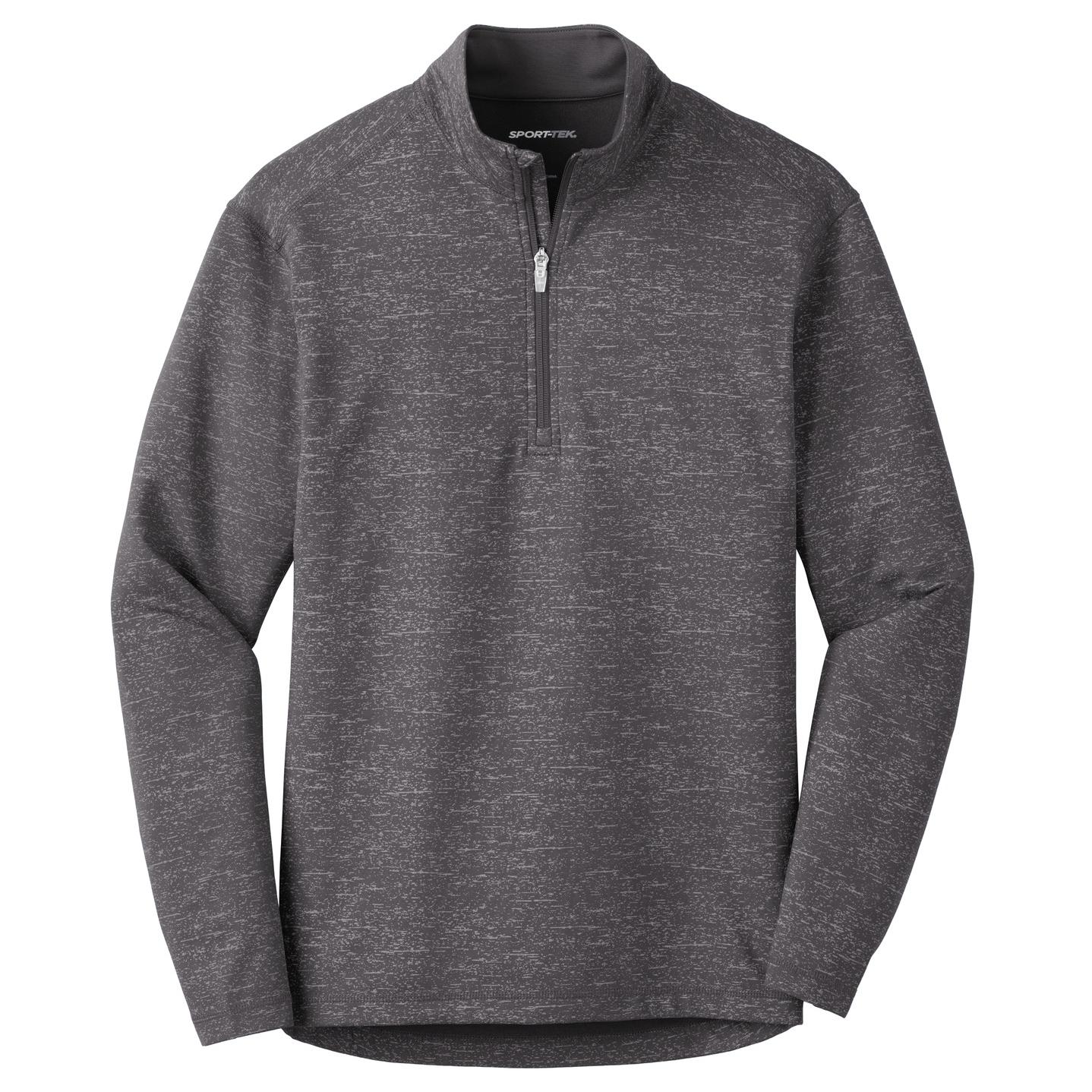 Sport-Tek ST855 Sport-Wick Stretch Reflective Heather 1/2-Zip Pullover ...