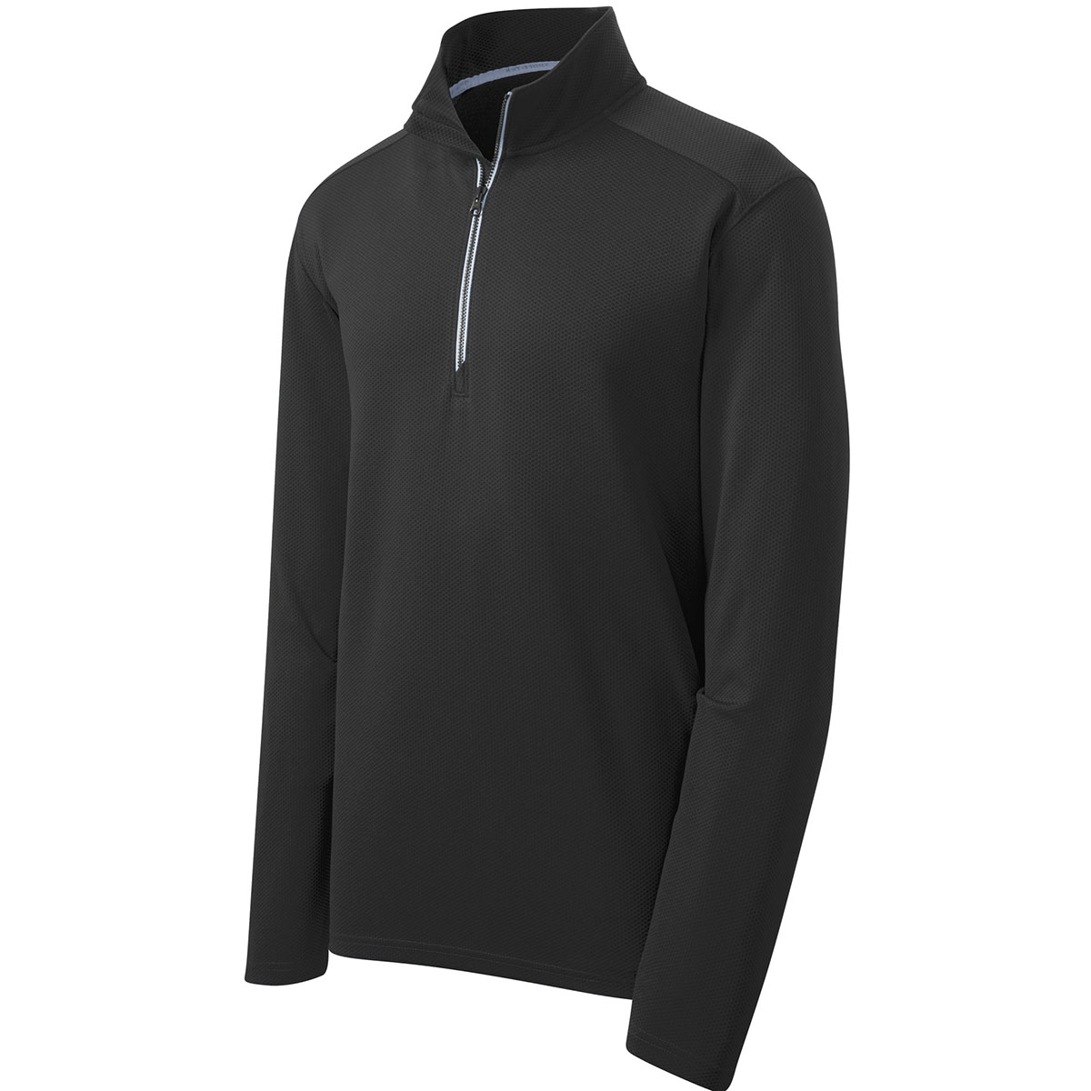 M Sport-Tek ST860 Sport-Wick Textured 1/4-Zip Pullover - Black