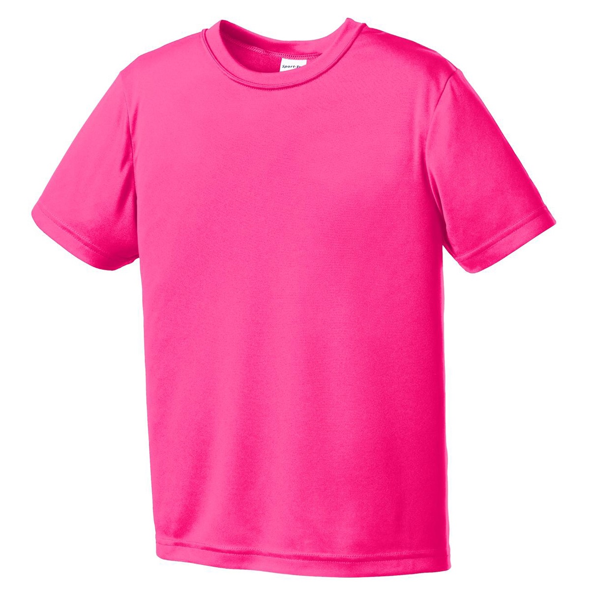 Sport-Tek YST350 Youth PosiCharge Competitor Tee - Neon Pink 